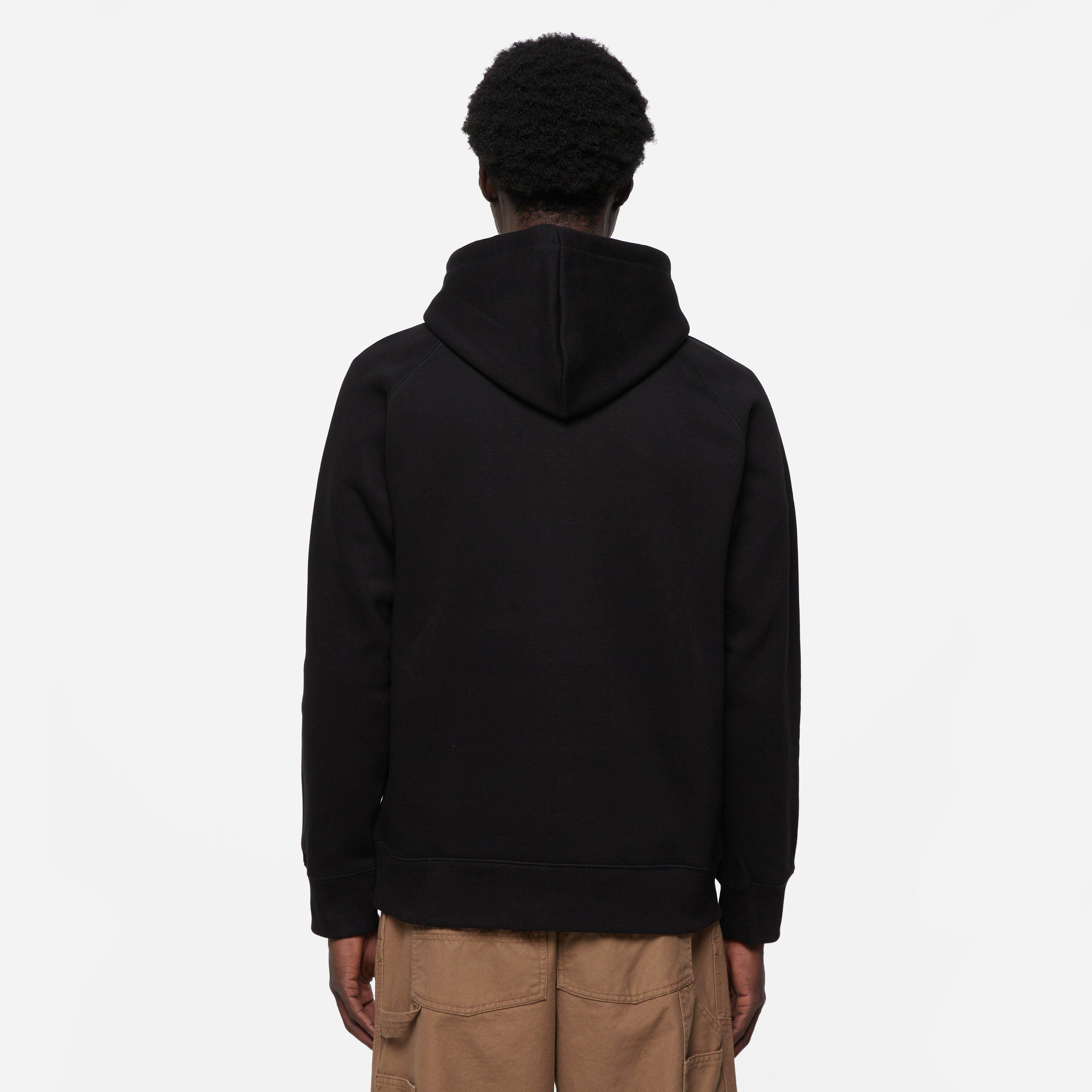 Carhartt wip chase hot sale hoodie black