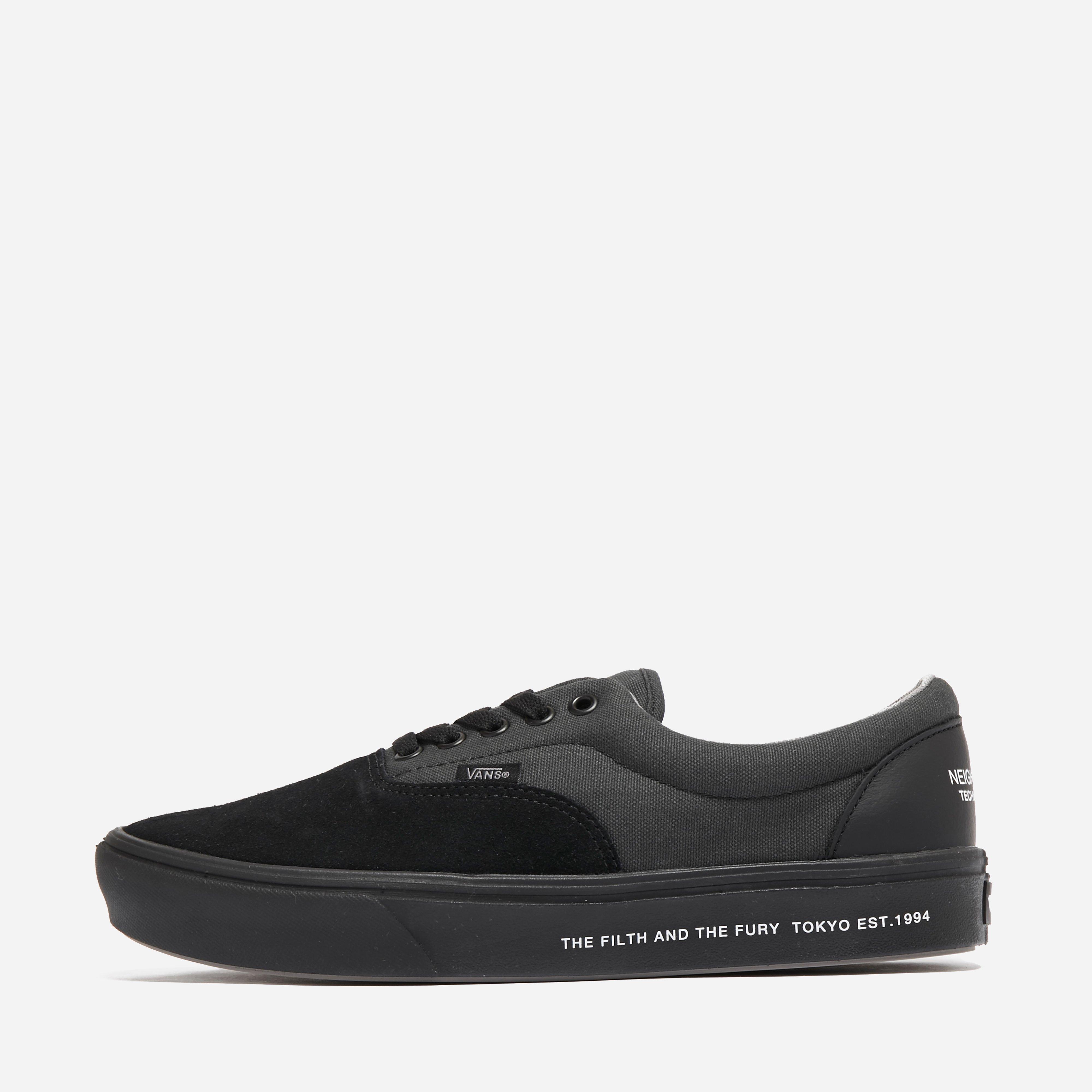 vans era all black leather