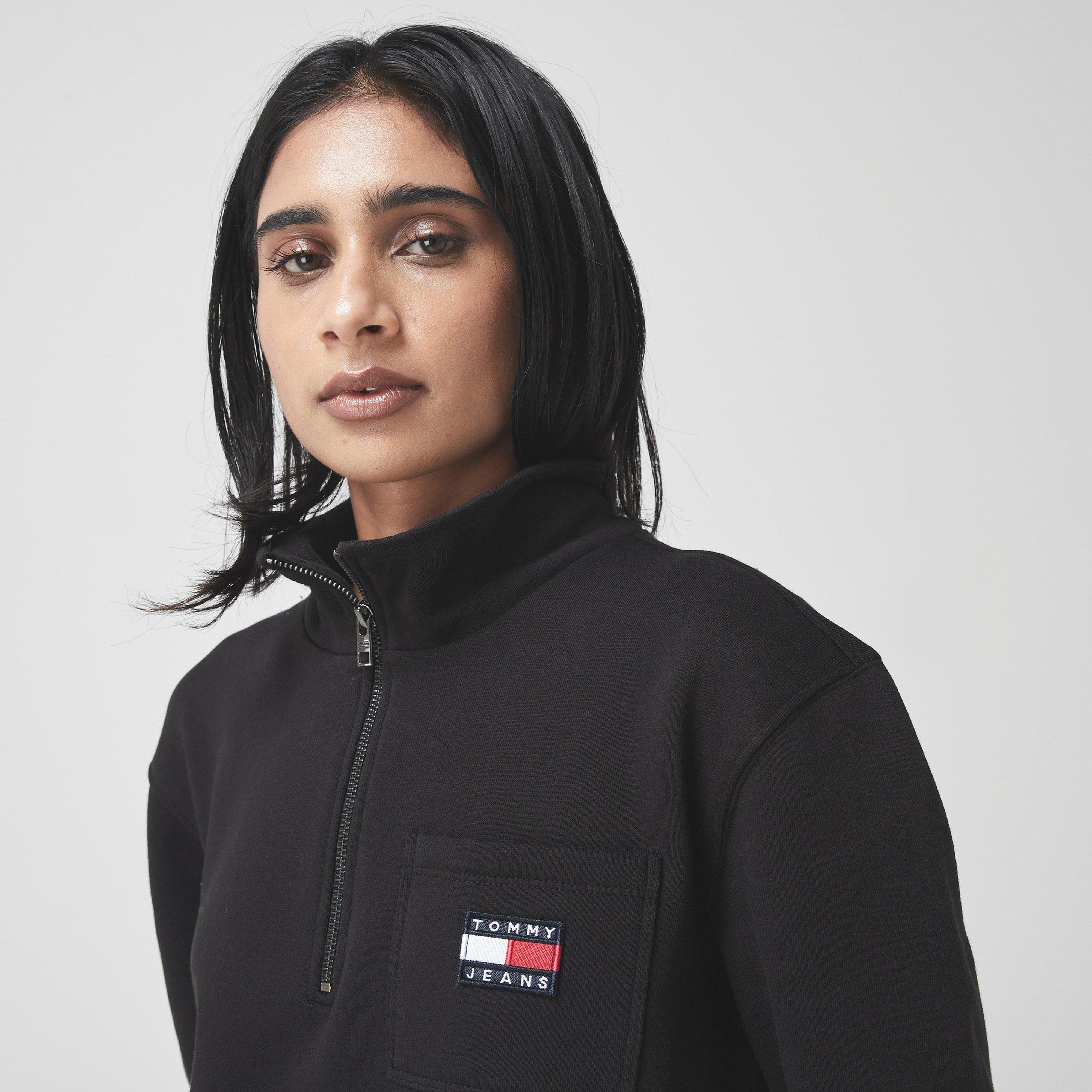Tommy Jeans Relaxed Badge Quarter Zip