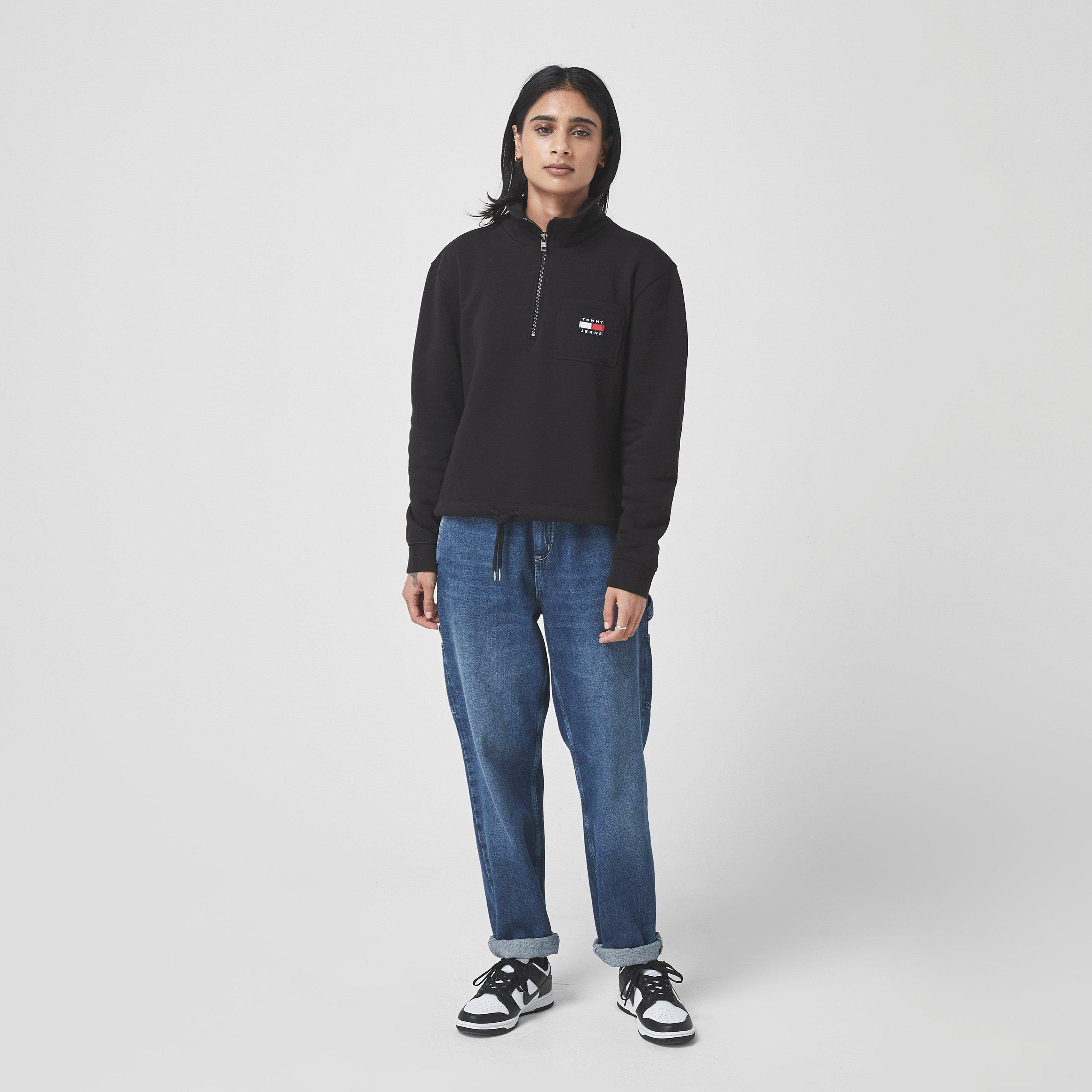 Tommy Jeans Relaxed Badge Quarter Zip