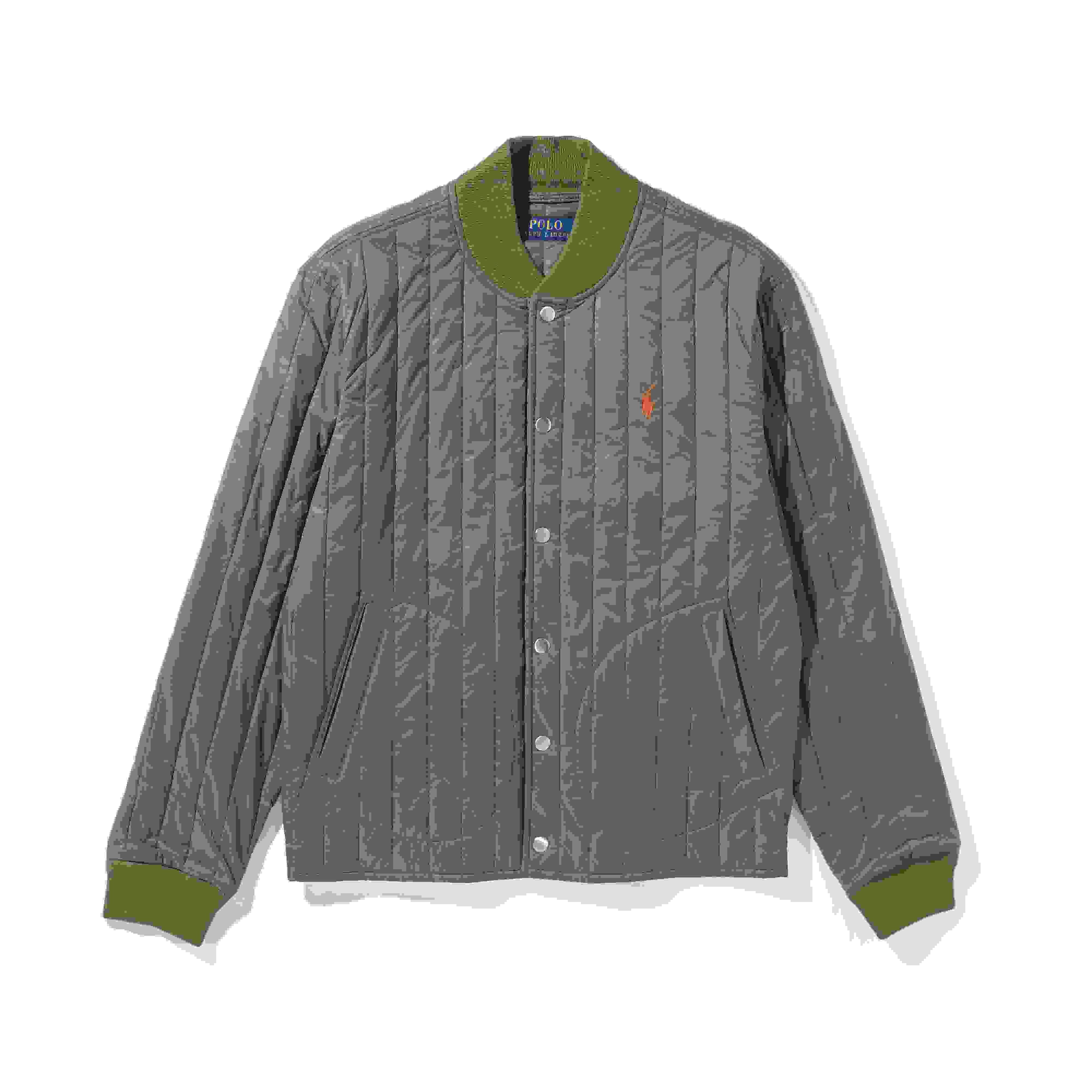 Green Polo Ralph Lauren Terra Varsity Bomber Jacket | HIP