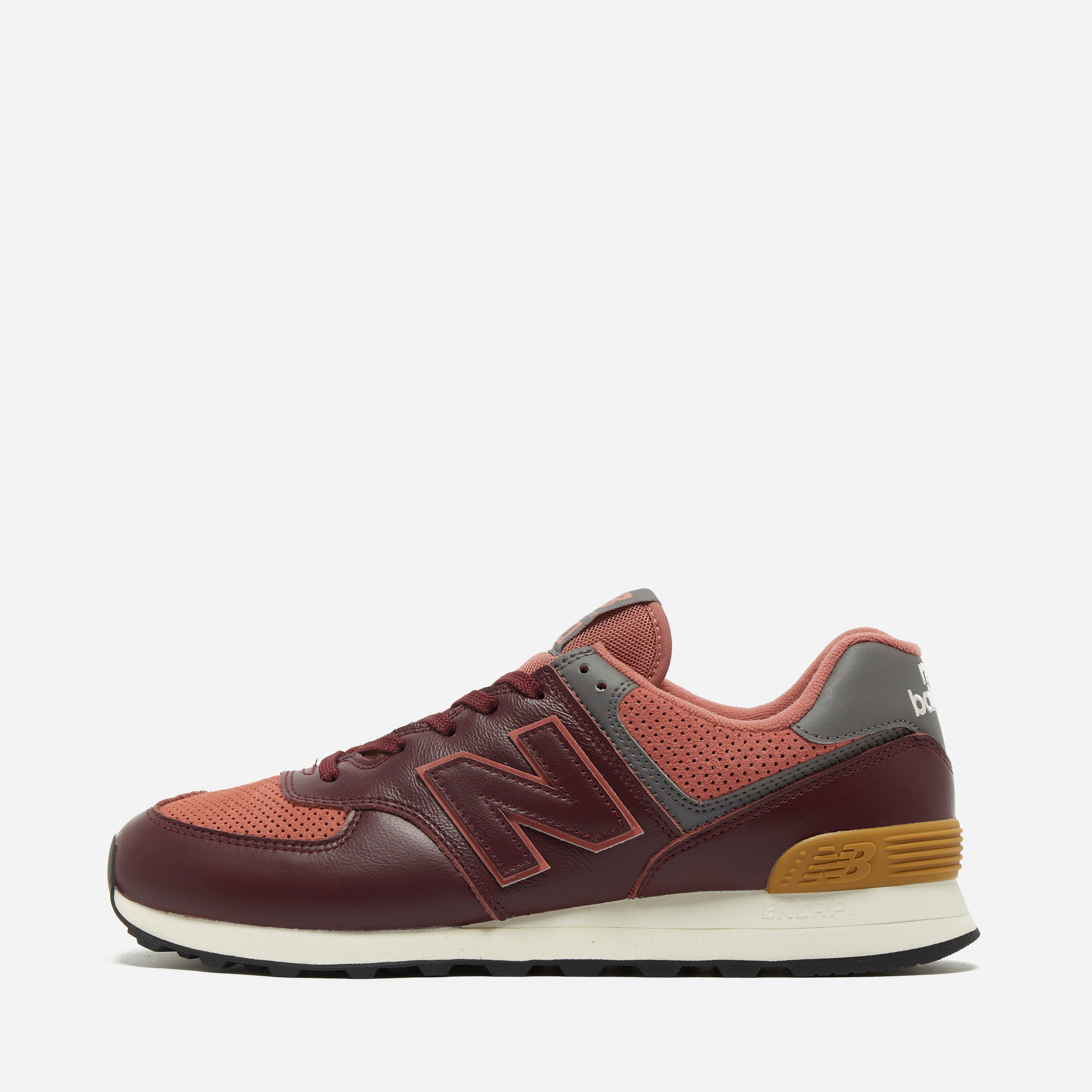 tan and red new balance