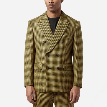 Awake NY Houndstooth Wool Double Breasted Suit