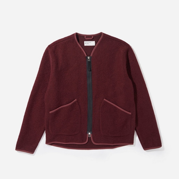 Universal Works Wool Fleece Zip Liner Jacket