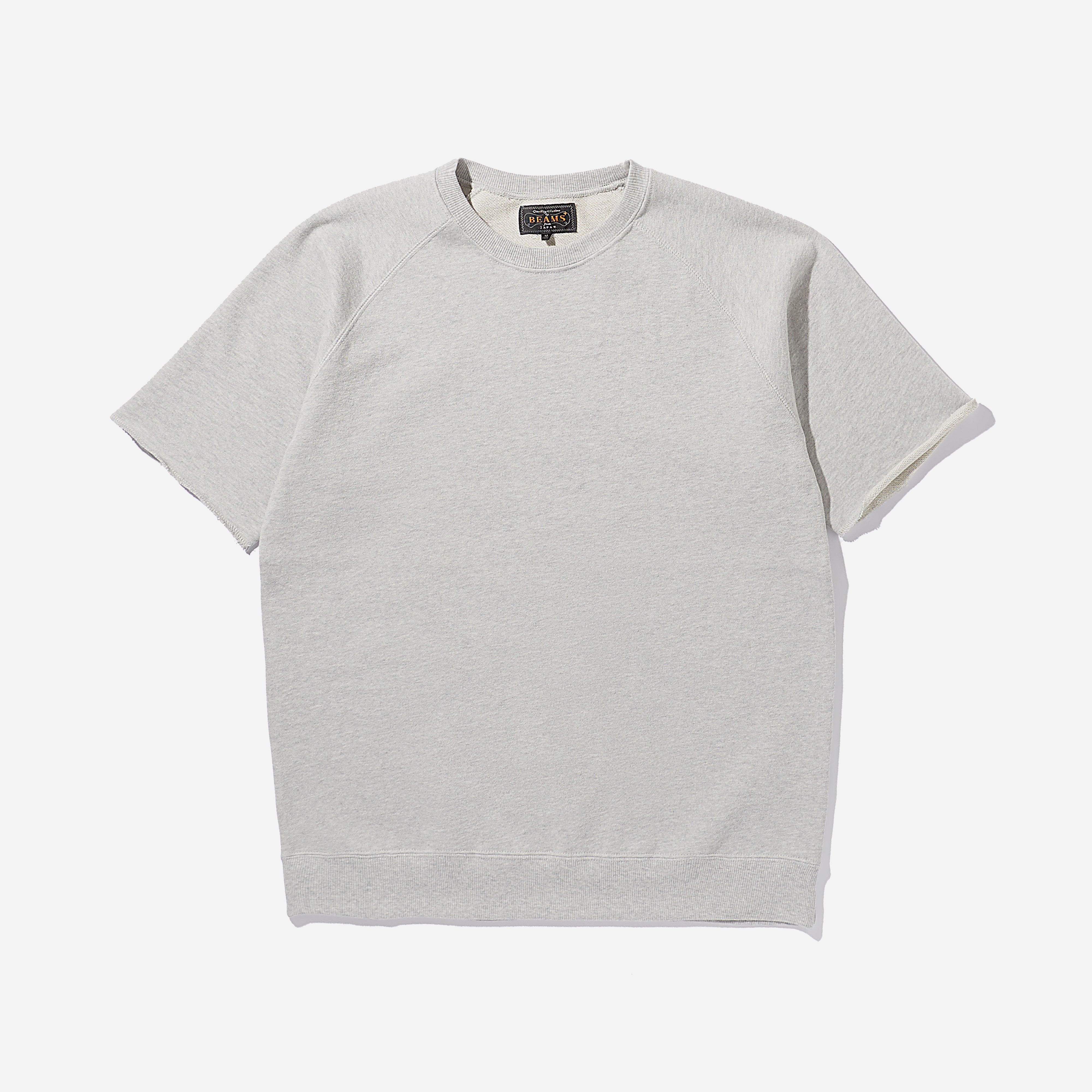 short sleeve white sweatshirt