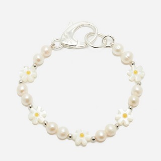 Hatton Labs Mother Of Pearl Flower Bracelet