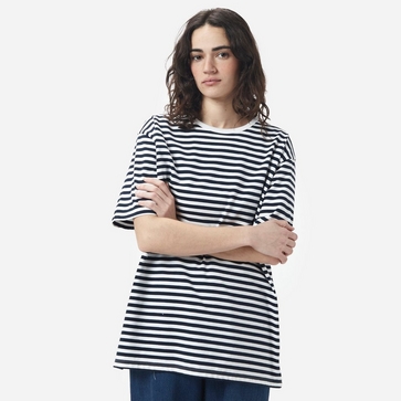 Nanamica Striped COOLMAX Jersey T-Shirt Women's