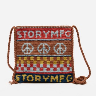 Story mfg. Peace Power Crochet Stash Bag