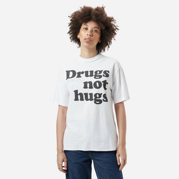 Aries Drugs Not Hugs Reversible T-Shirt Women's
