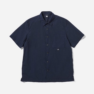 CP Company Cotton Poplin Short Sleeve Shirt