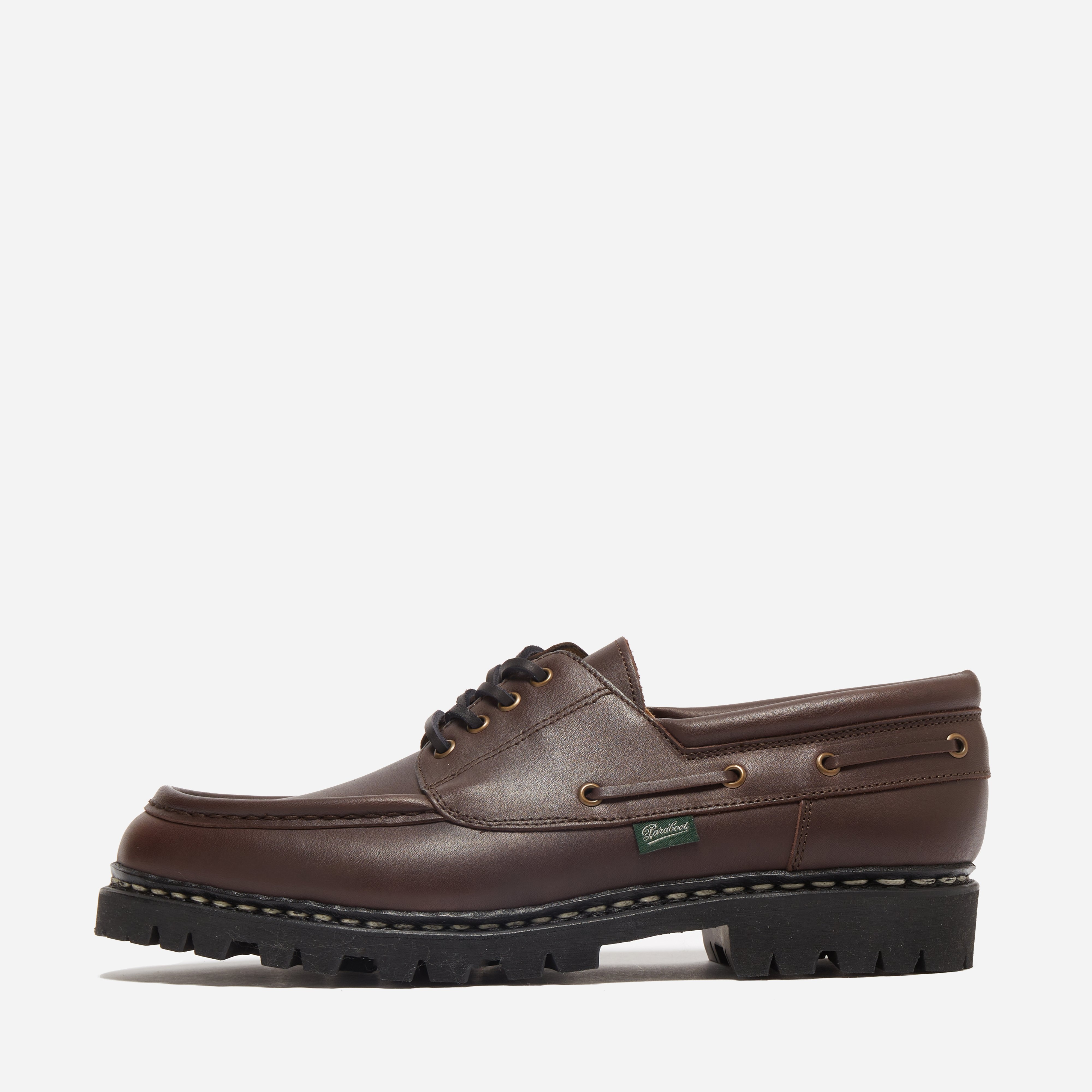 Brown Paraboot Chimey Lisse Ebony Derby | HIP