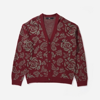 Lost Management Cities Paisley Knit Cardigan