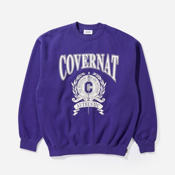 COVERNAT Ivy Logo Crewneck Sweatshirt