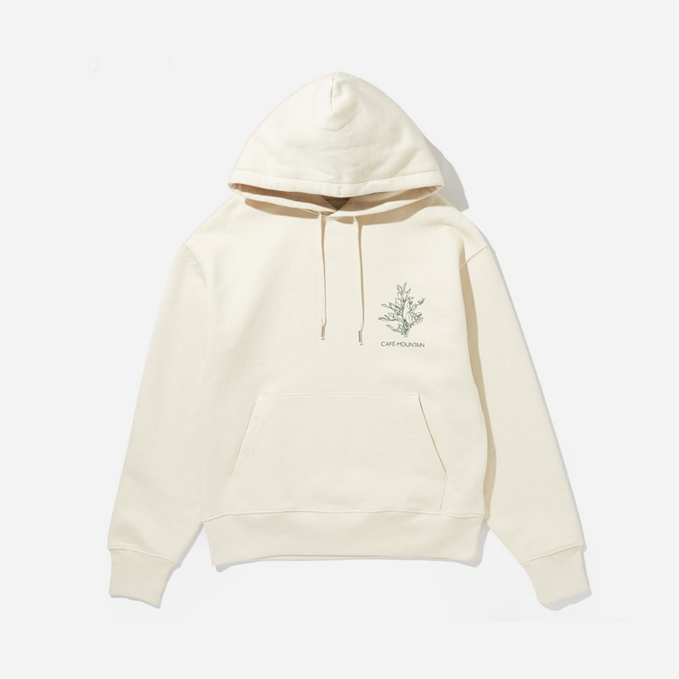Cafe Mountain Flower Hoodie
