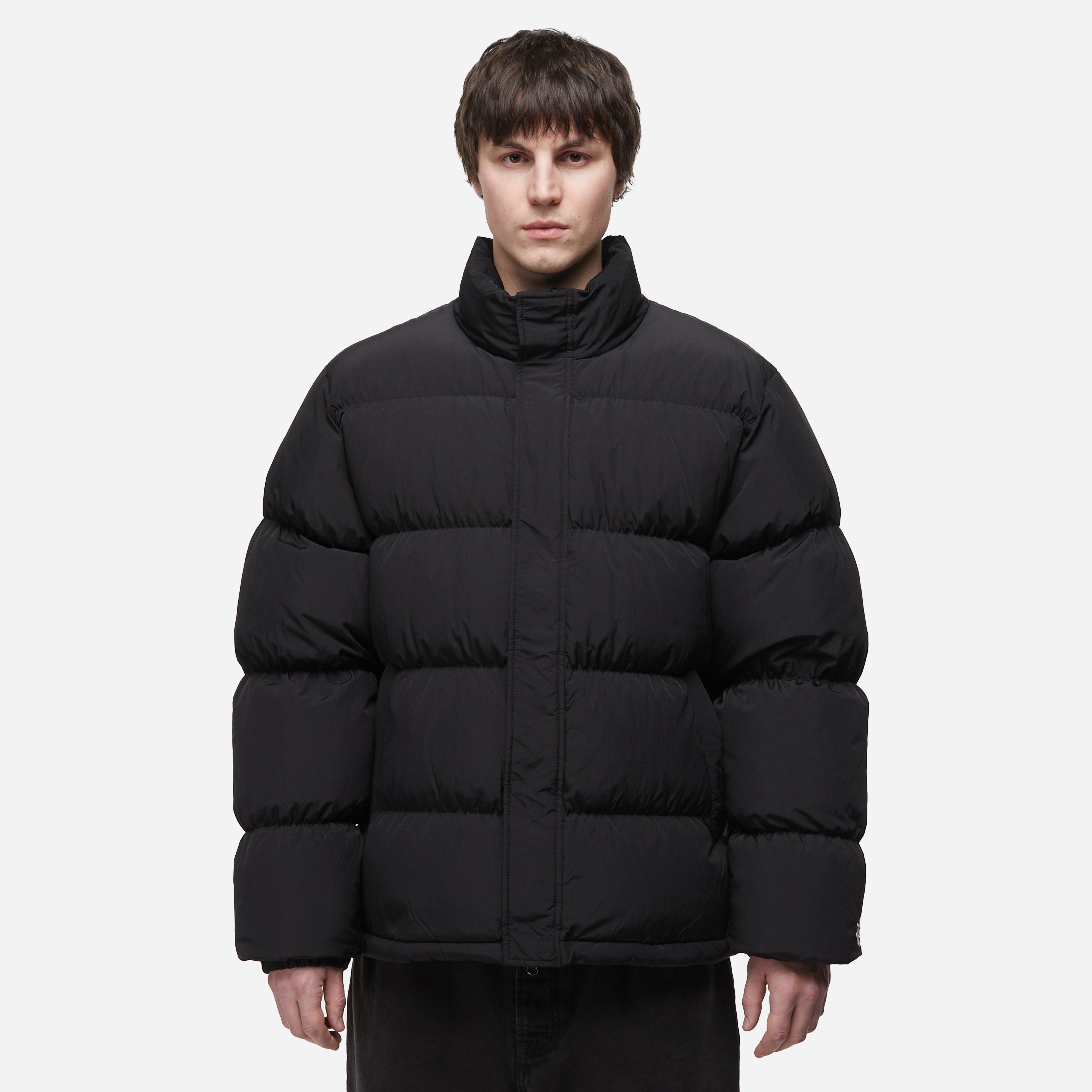 Black Stussy Ripstop Down Puffer Jacket | HIP