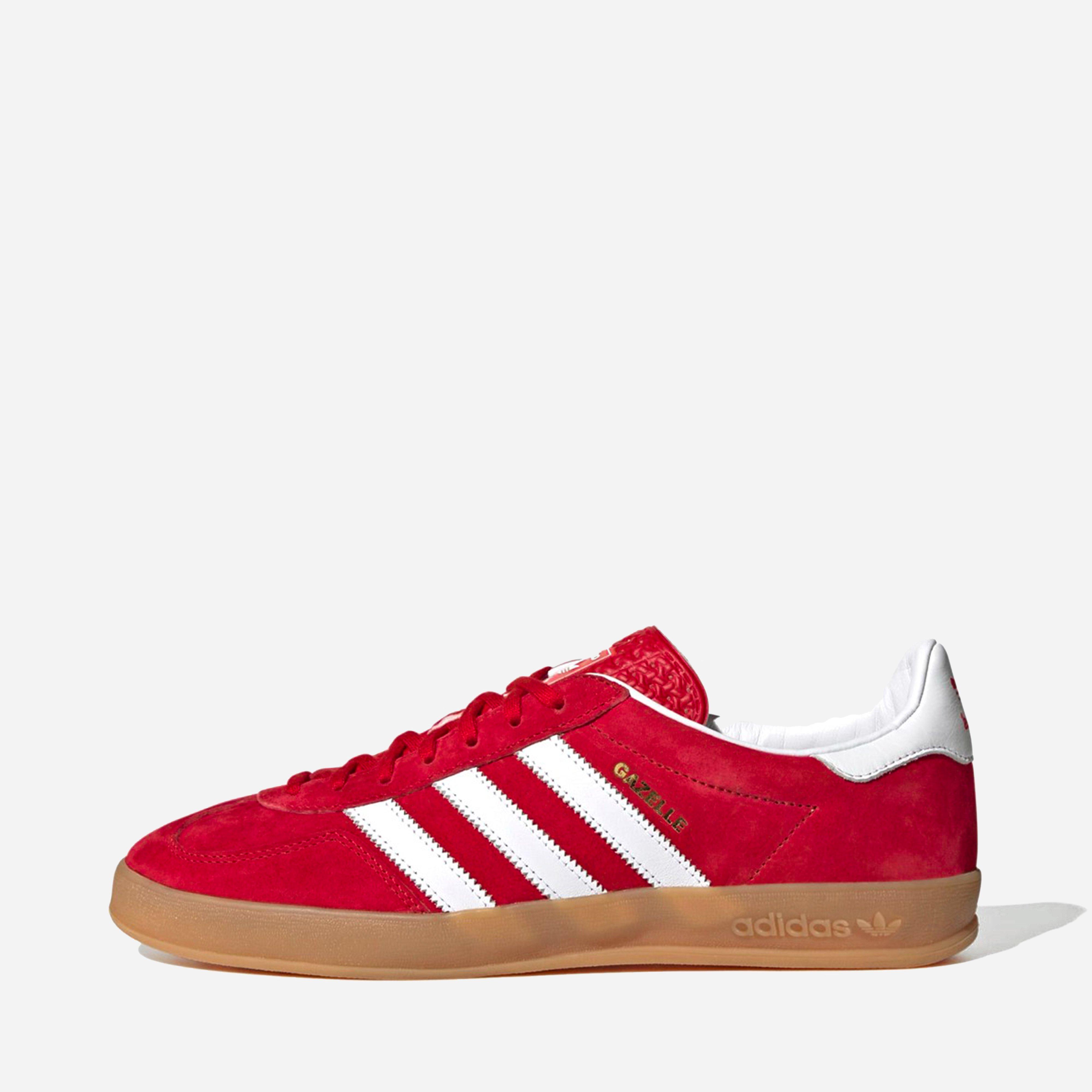 adidas Gazelle Indoor Shoes - Red, Women's Lifestyle