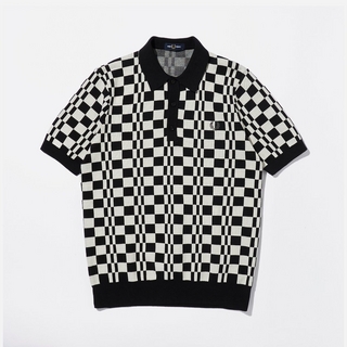 Fred Perry Chequerboard Knit Polo