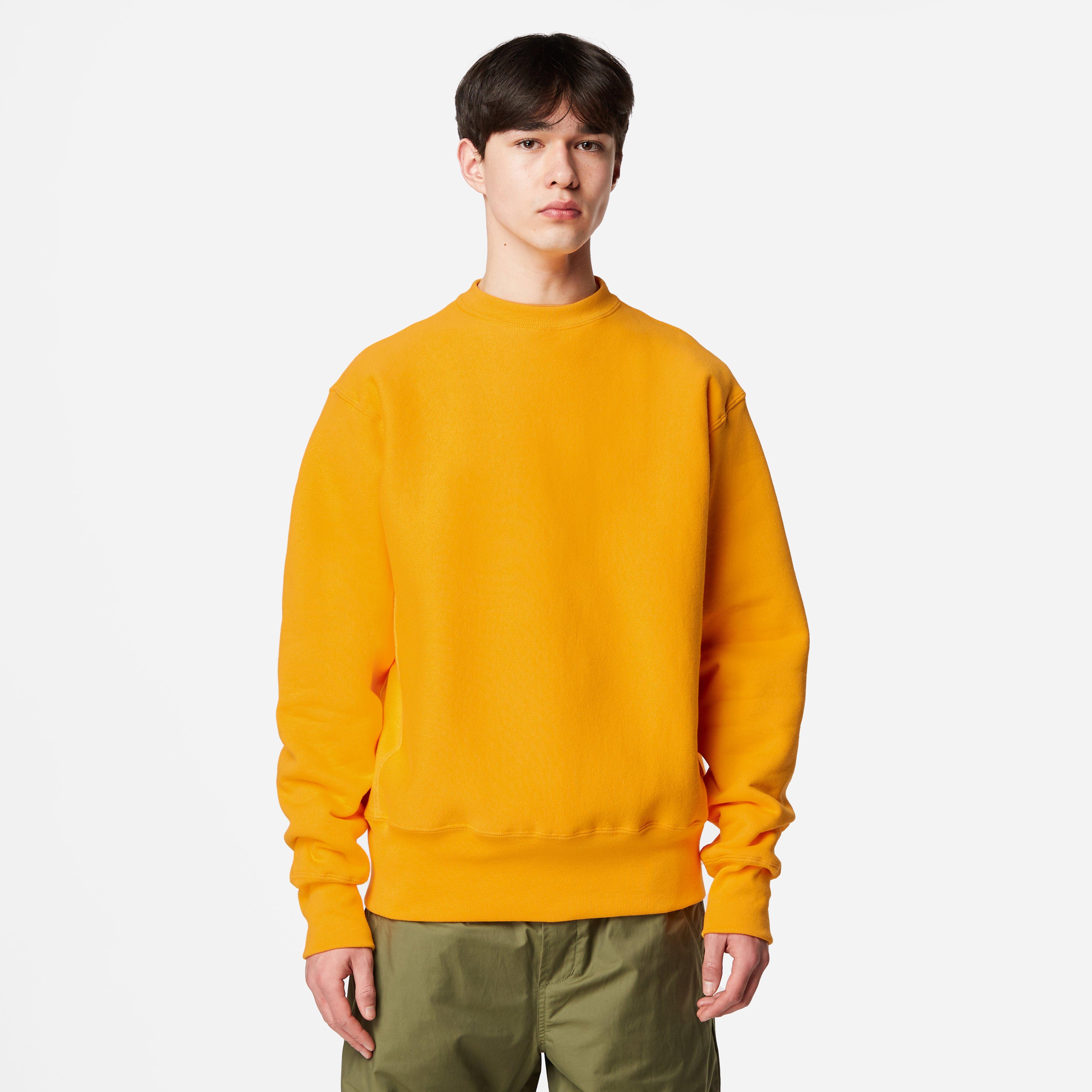 Yellow Camber USA 12oz Cross Knit Crewneck Sweatshirt | HIP