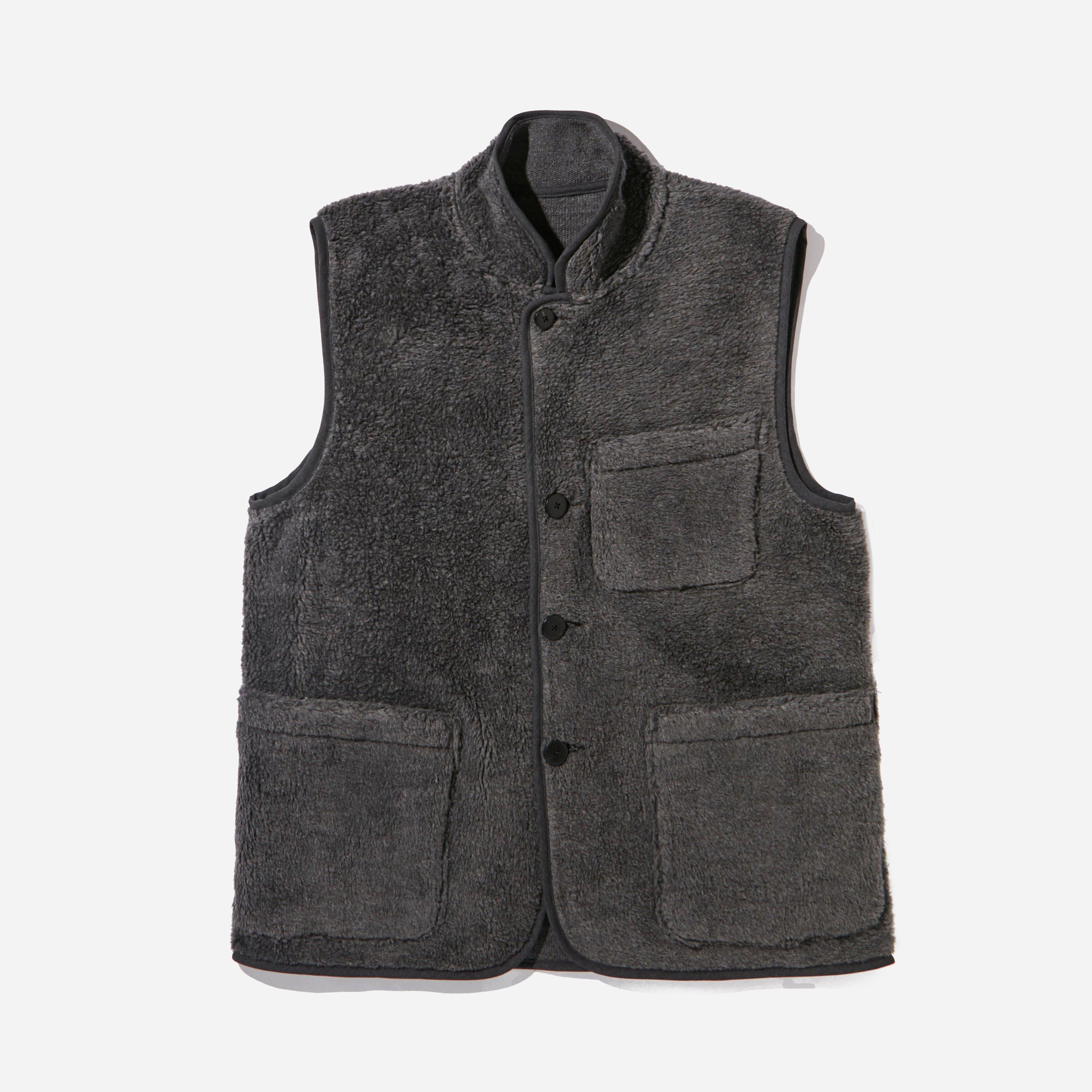 憧れ visvim ビズビム vs gilet boa ボア ベスト black ベスト