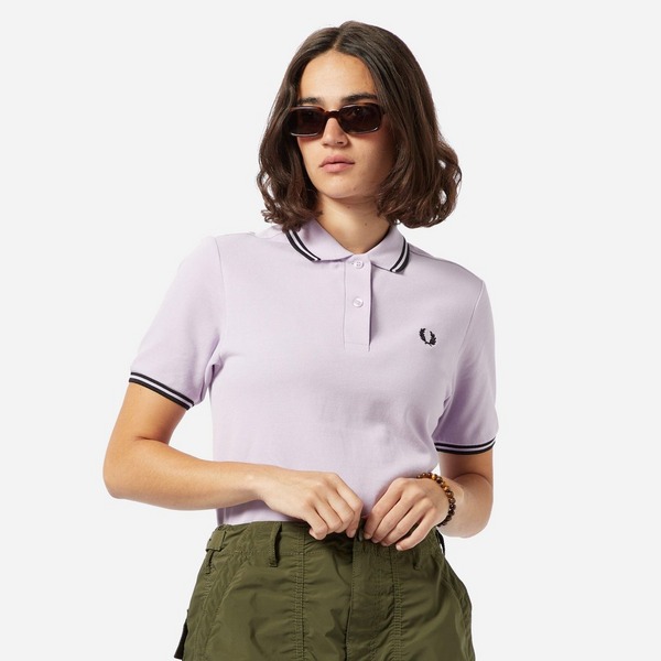 Purple Twin Polo Shirt Women's | HIP