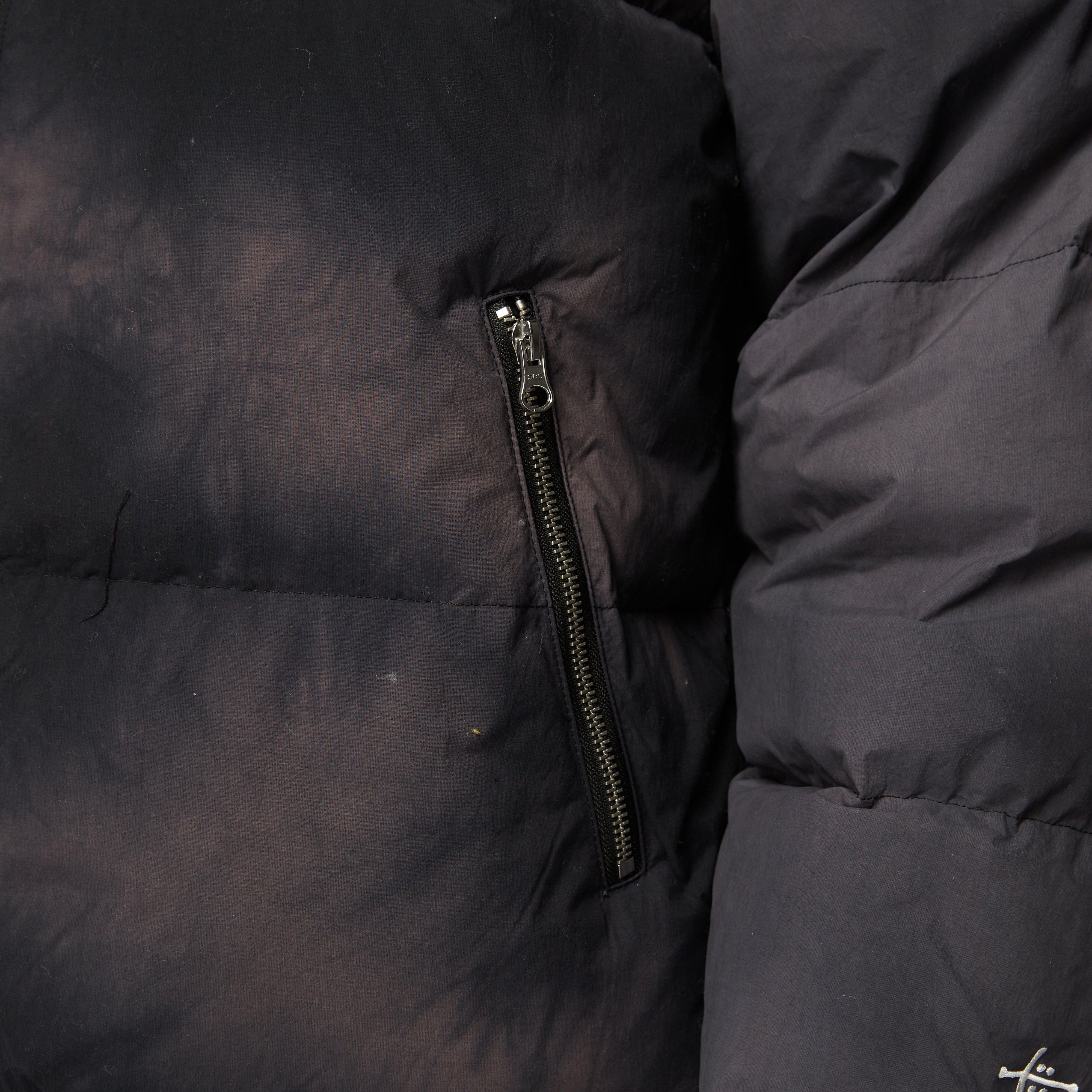 Black Stussy Recycled Nylon Down Puffer Jacket HIP