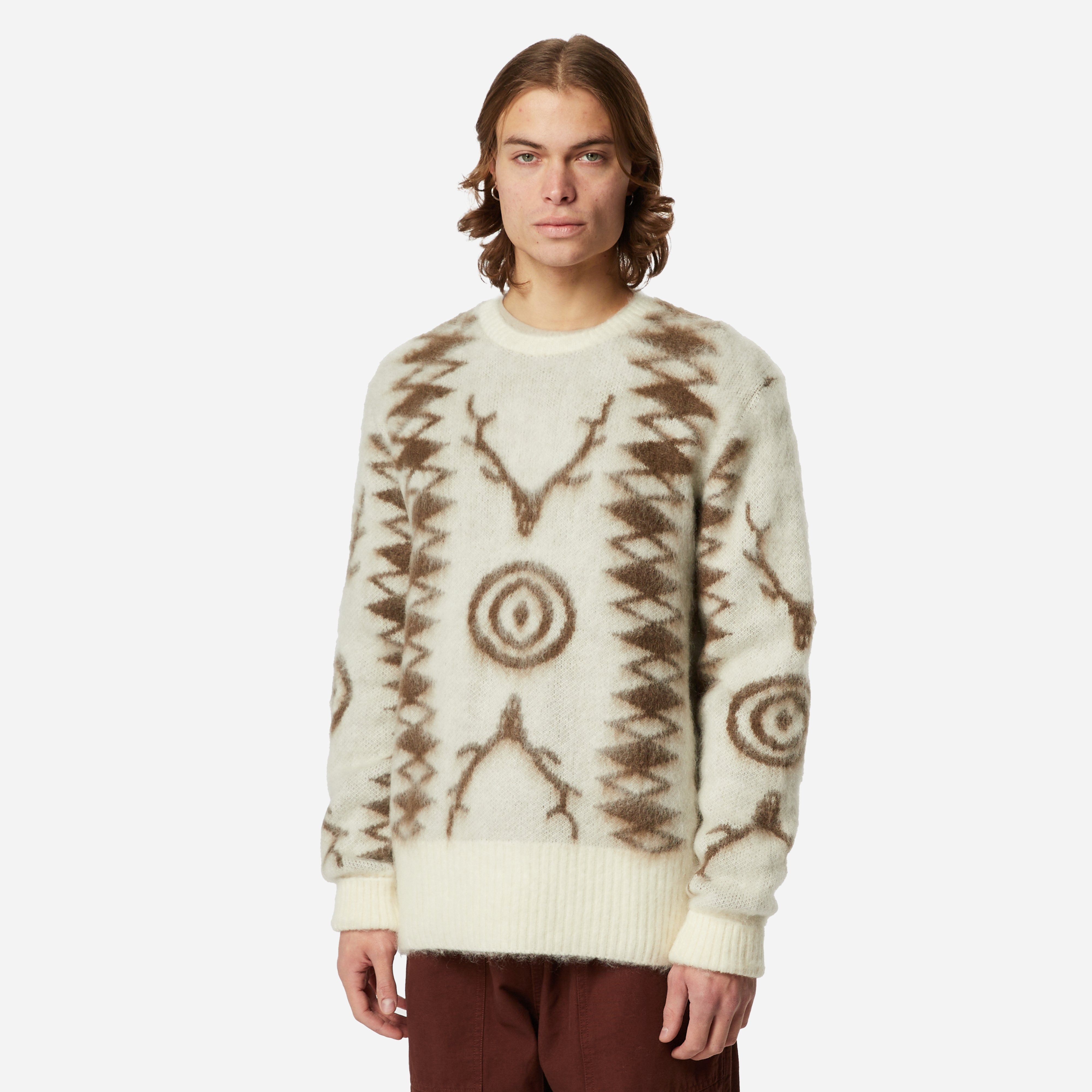 Beige South2 West8 Loose Sweater | HIP