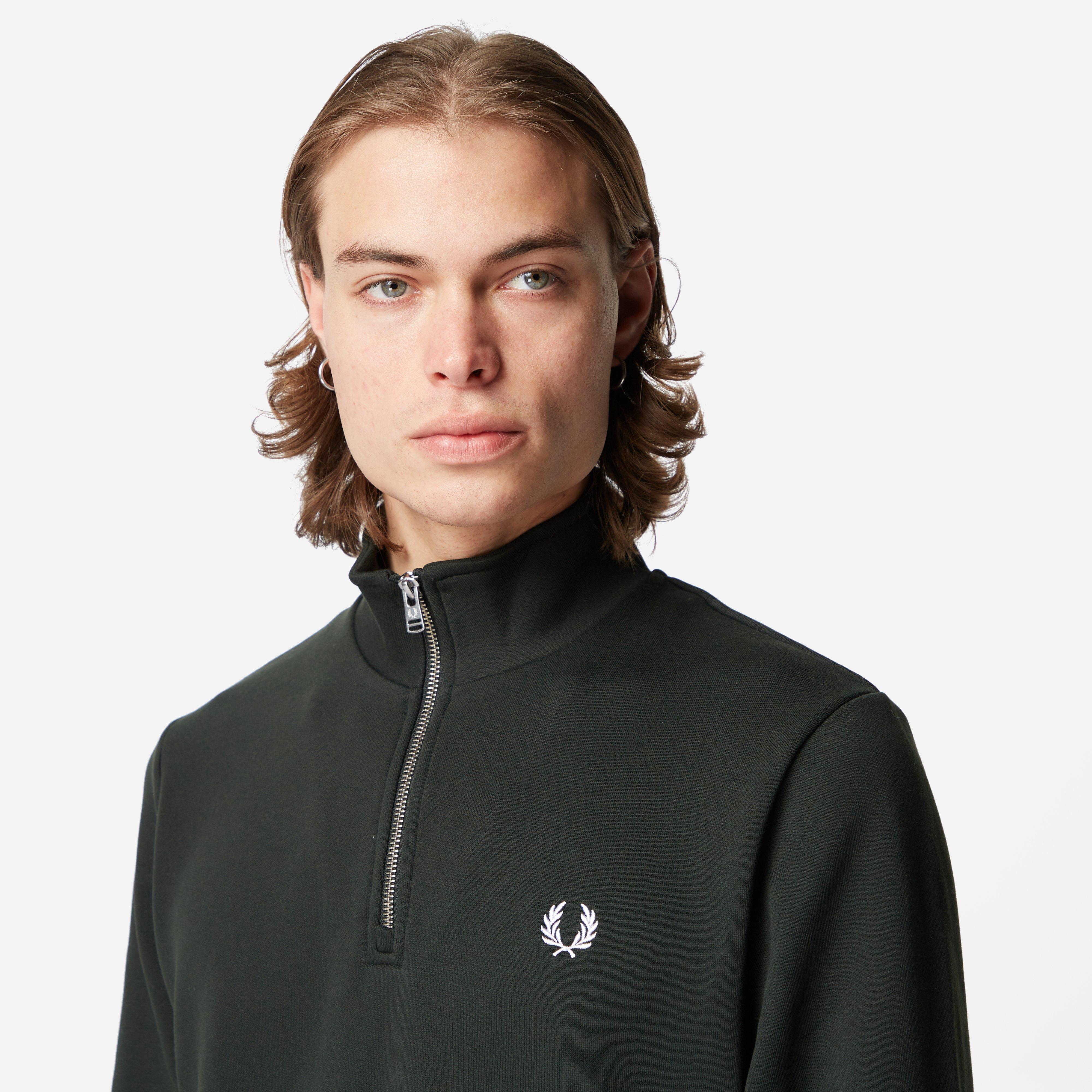 Fred Perry Twin Tipped Half Zip Sweatshirt