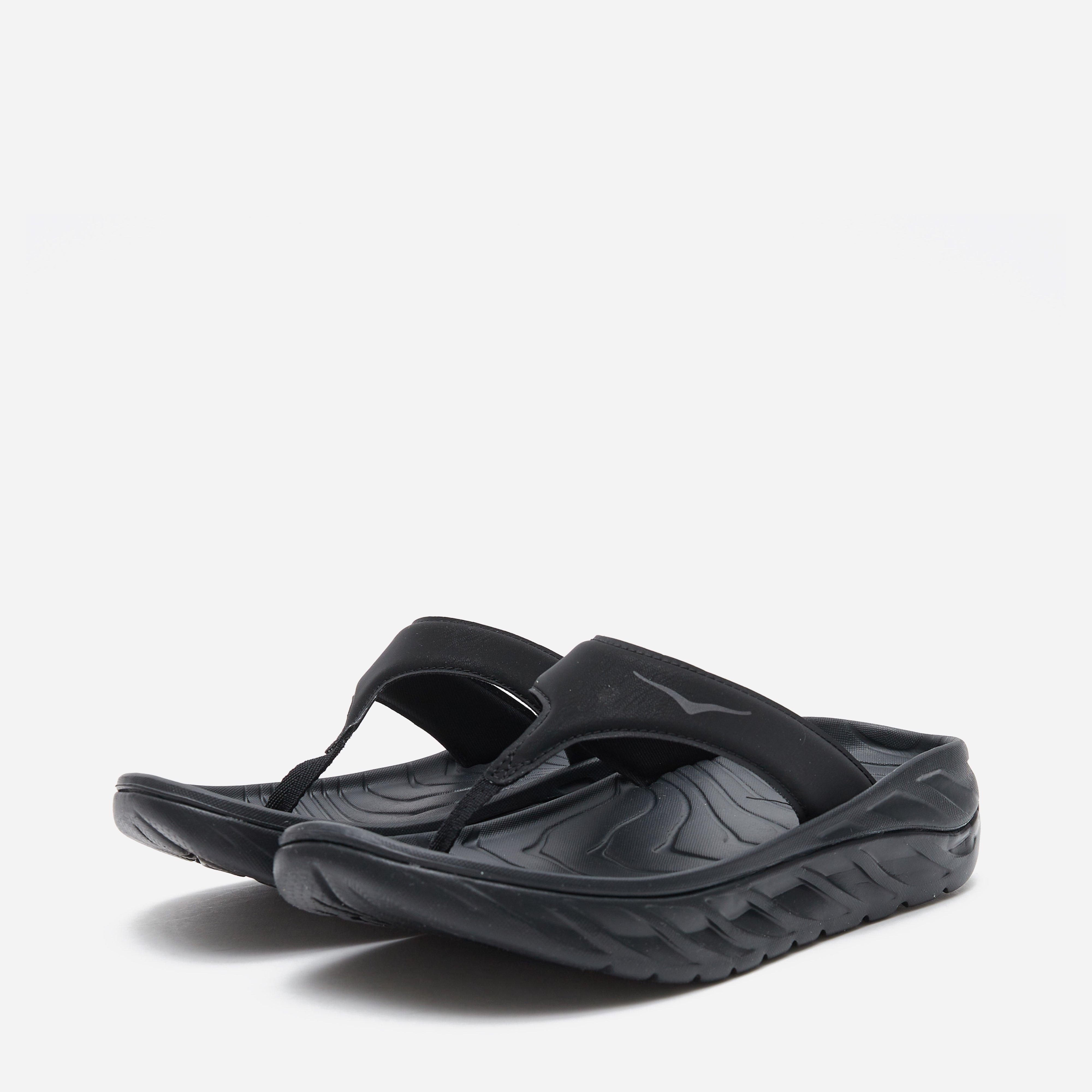 Black Hoka Ora Recovery Flip Flop | HIP