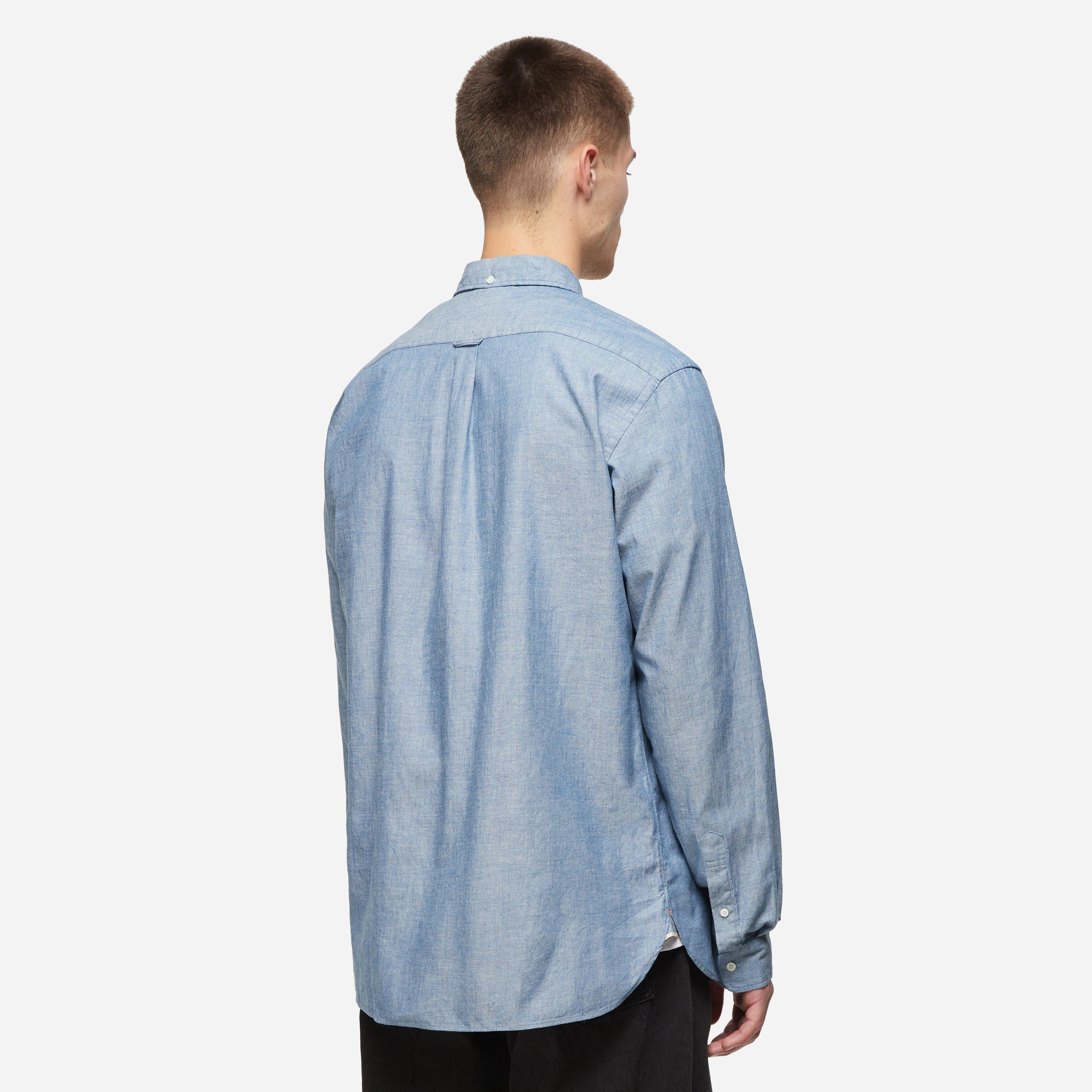 Beams Plus Button-Down Chambray Shirt