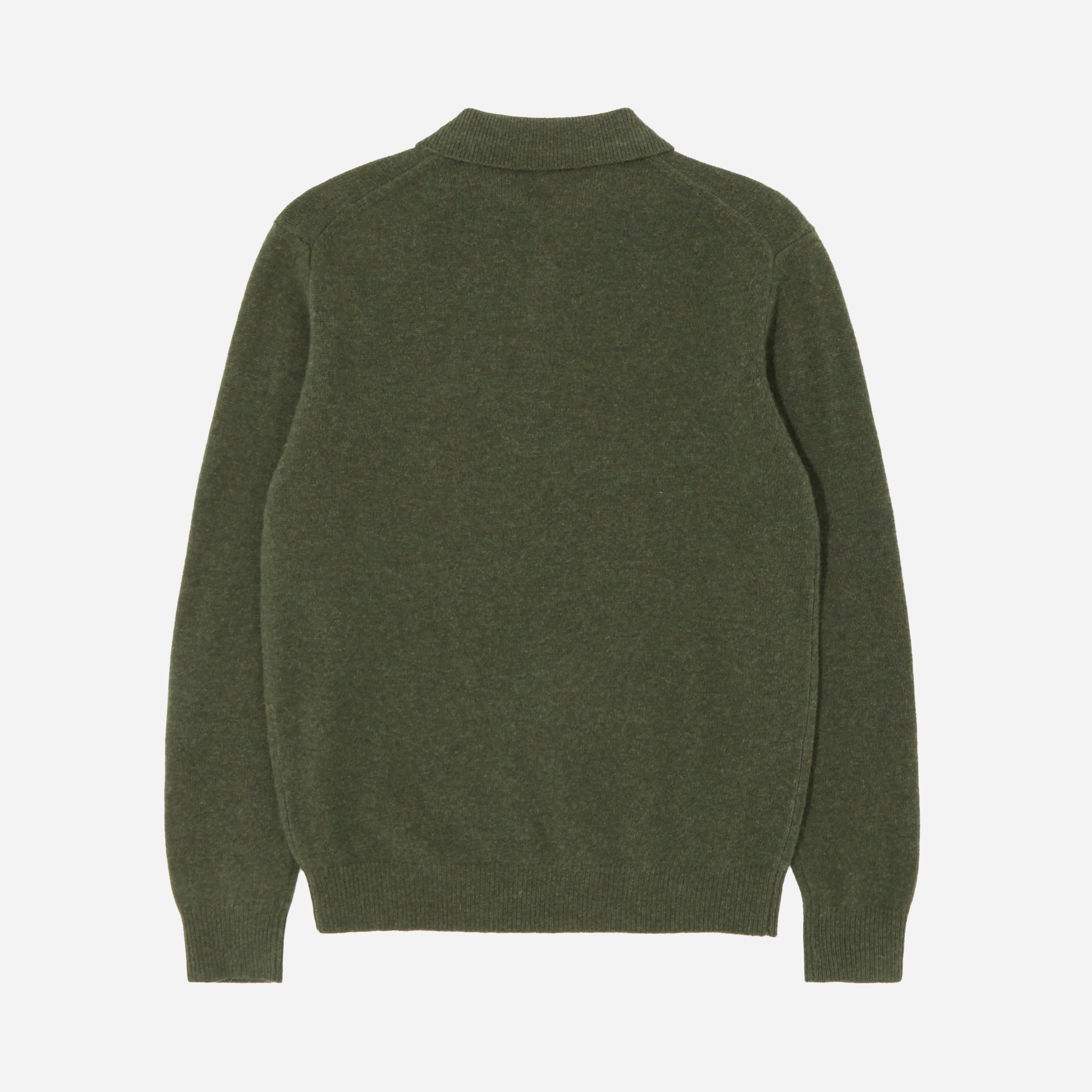 Beams Plus 9-Gauge Knit Polo Shirt