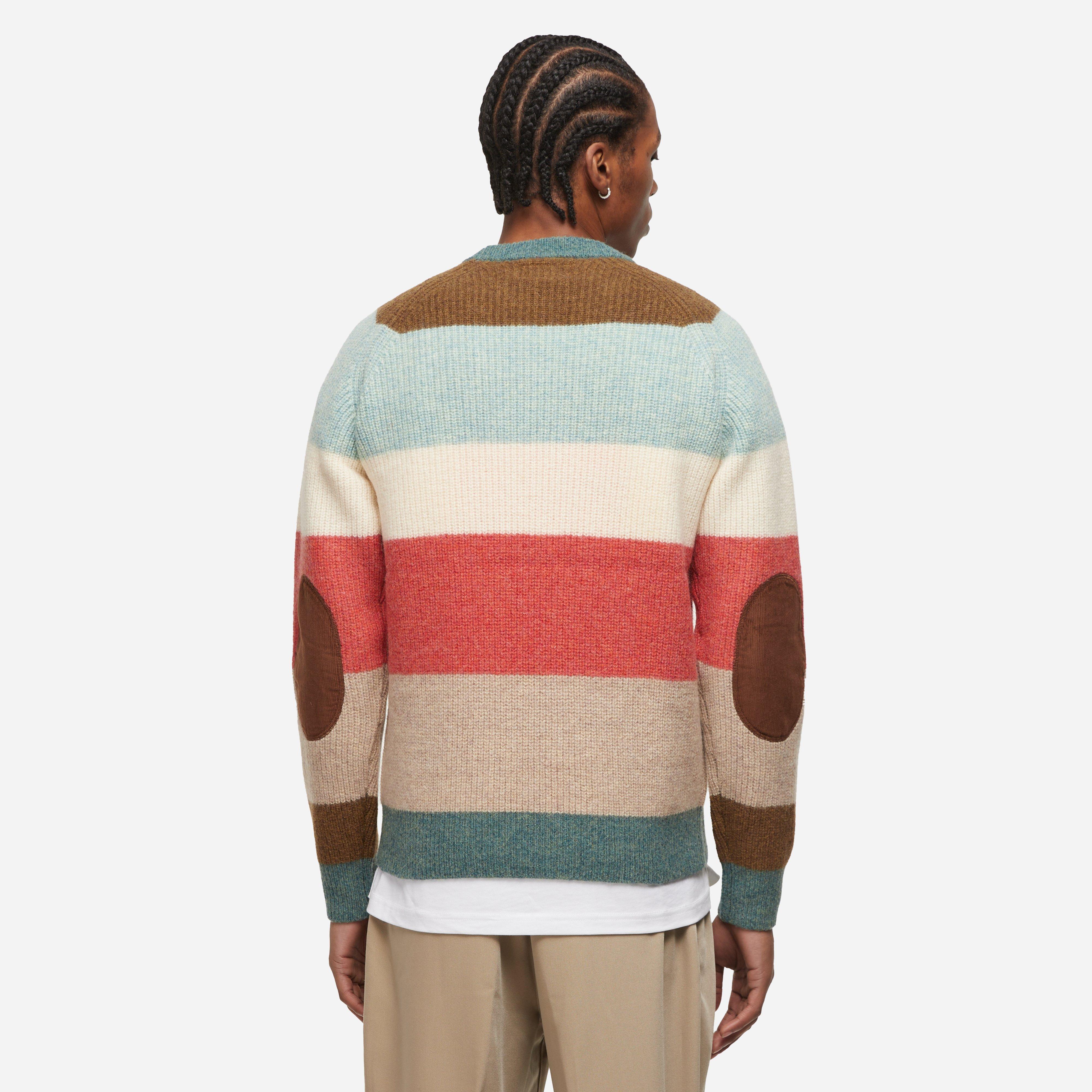 Beams Plus 5-Gauge Stripe Knit