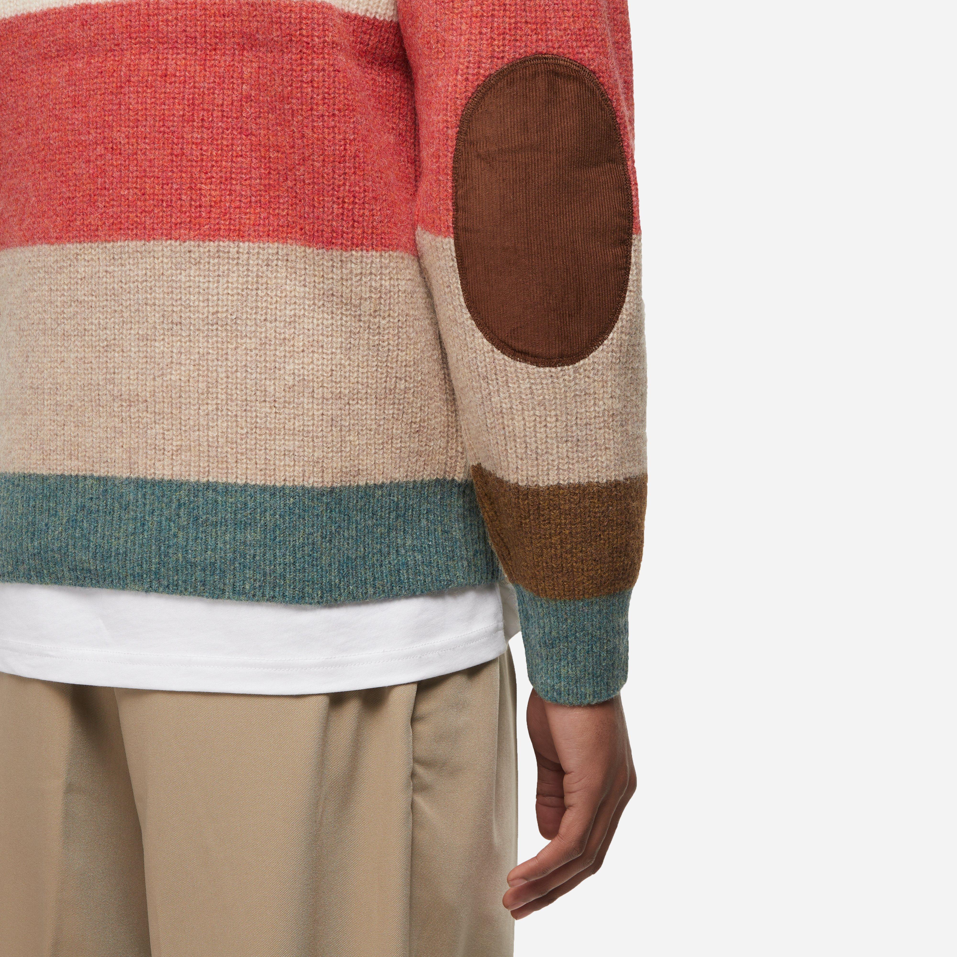 Beams Plus 5-Gauge Stripe Knit