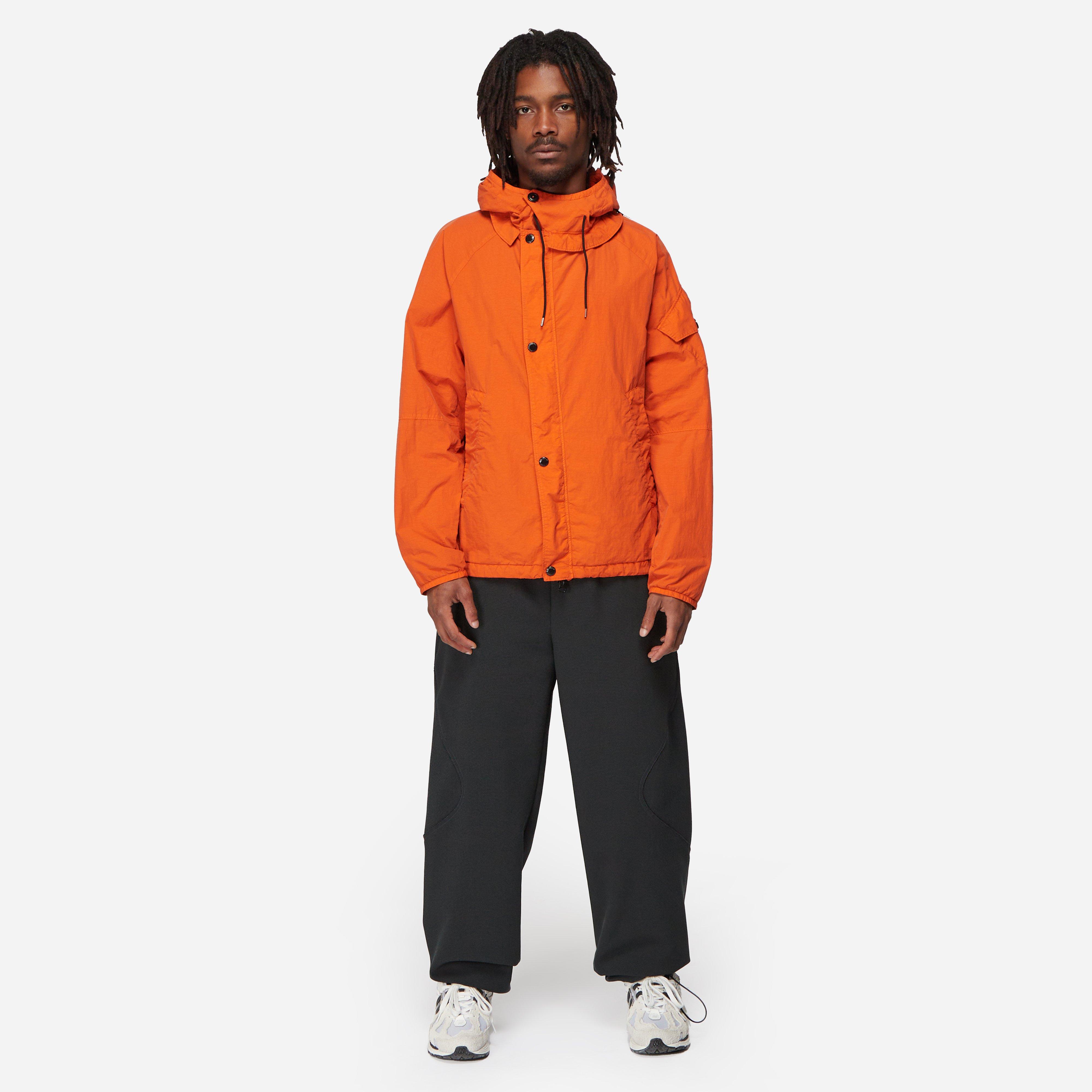 Orange nylon outlet jacket