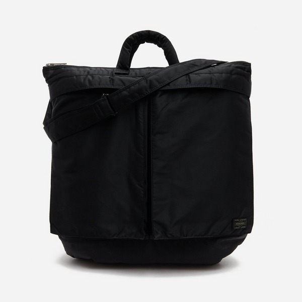 Black Porter-Yoshida & Co. Tanker 2 Way Helmet Tote Bag | HIP