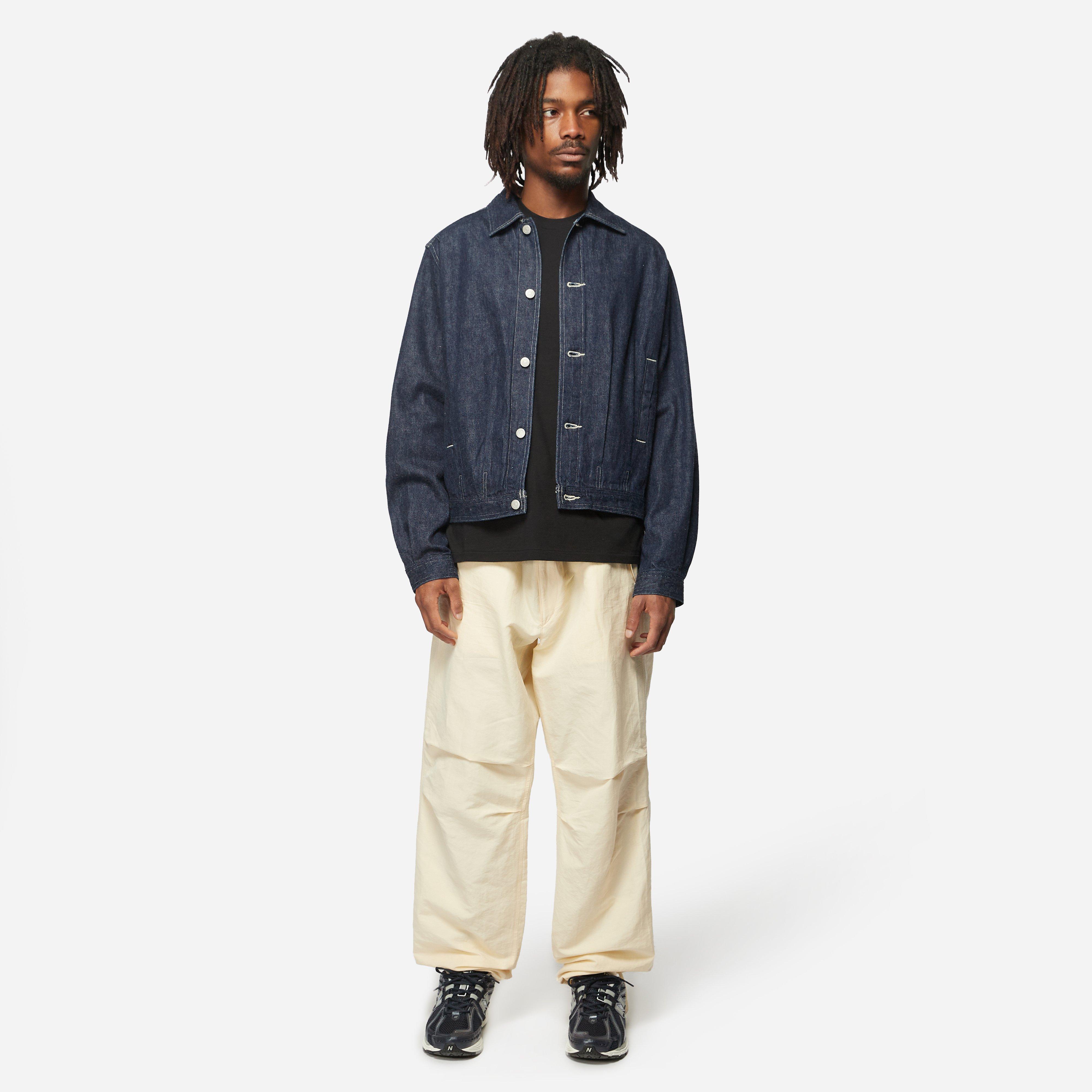 Navy Auralee Selvedge Light Denim Blouson Jacket | HIP