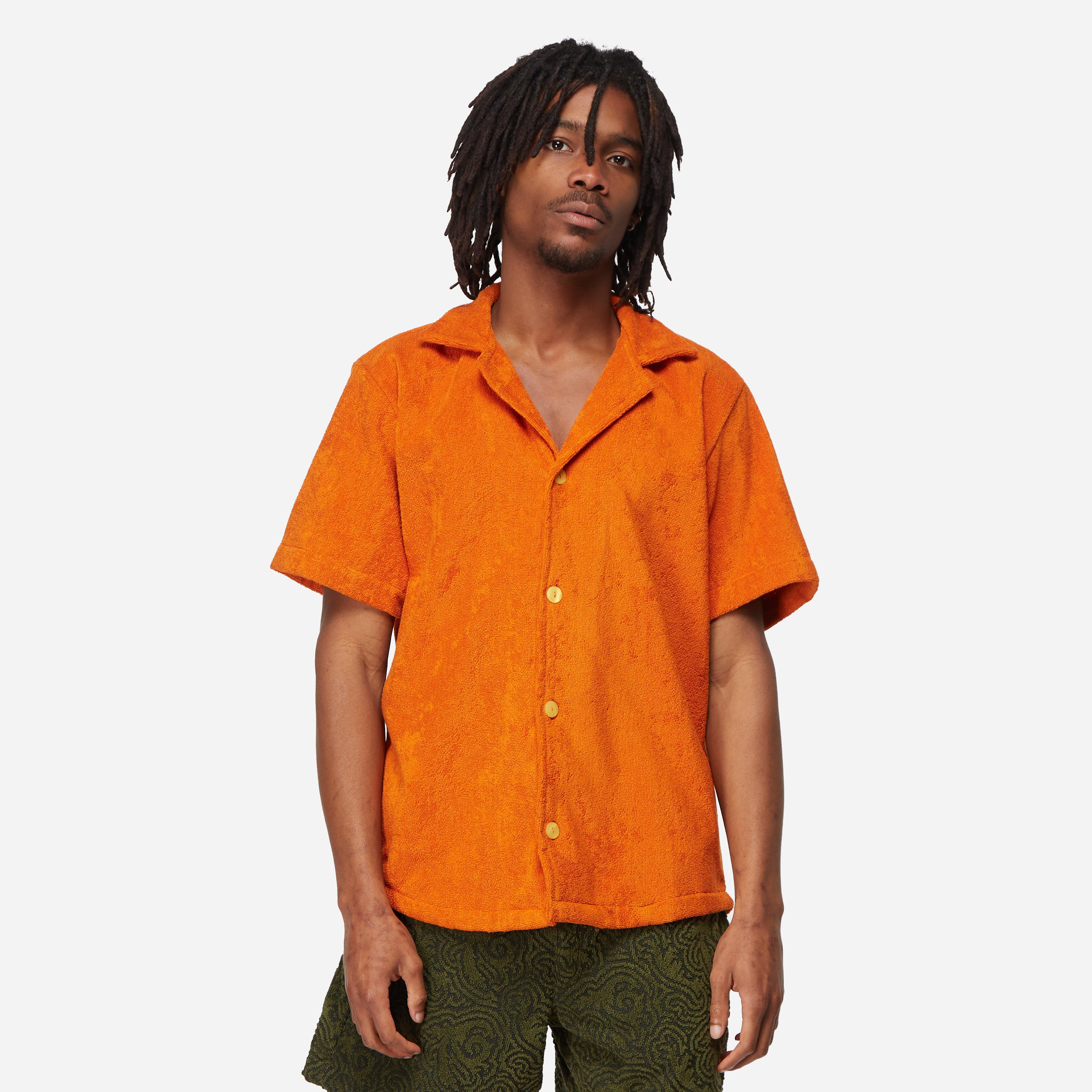 Orange OAS Cuba Terry Shirt | HIP