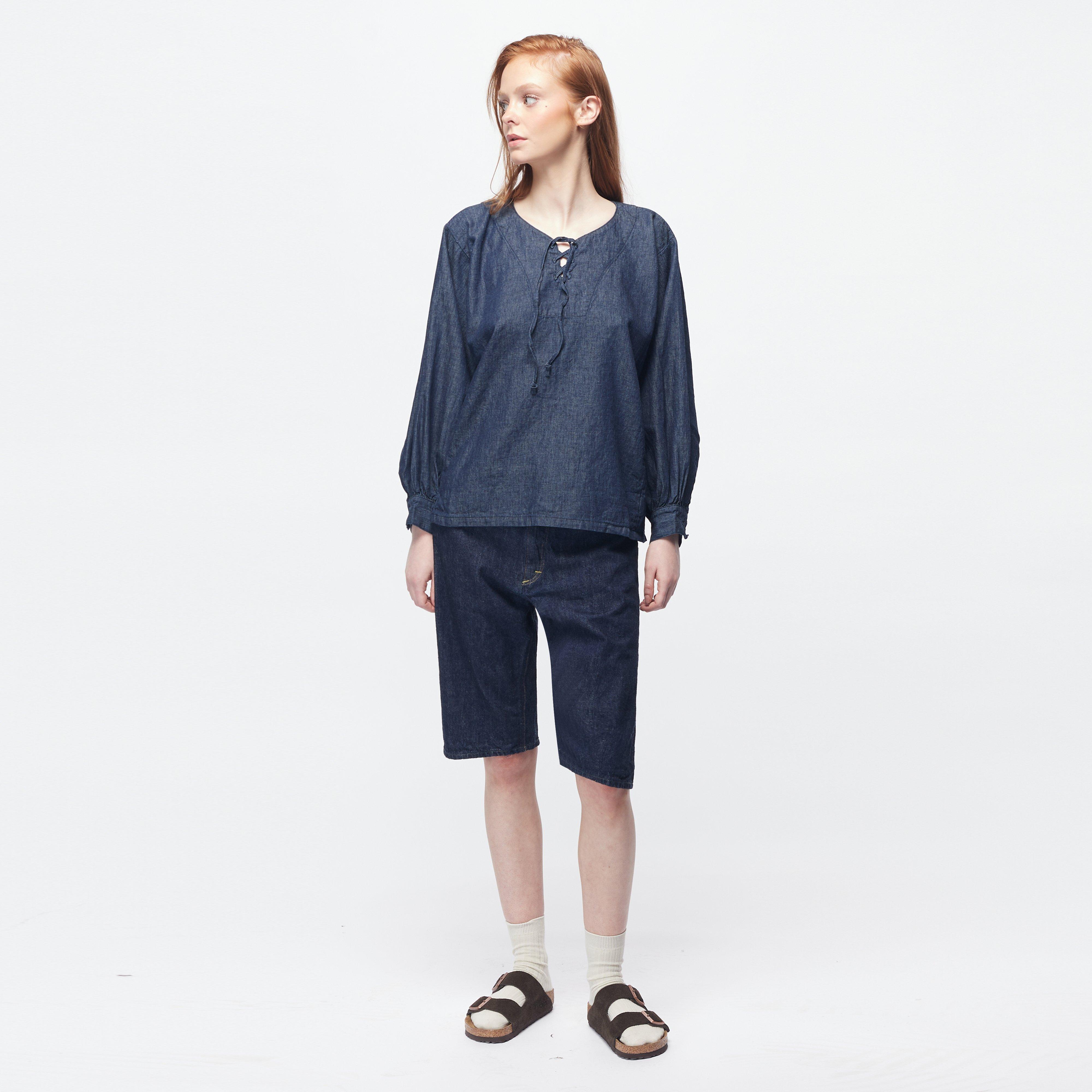 orSlow High Waist Denim Short