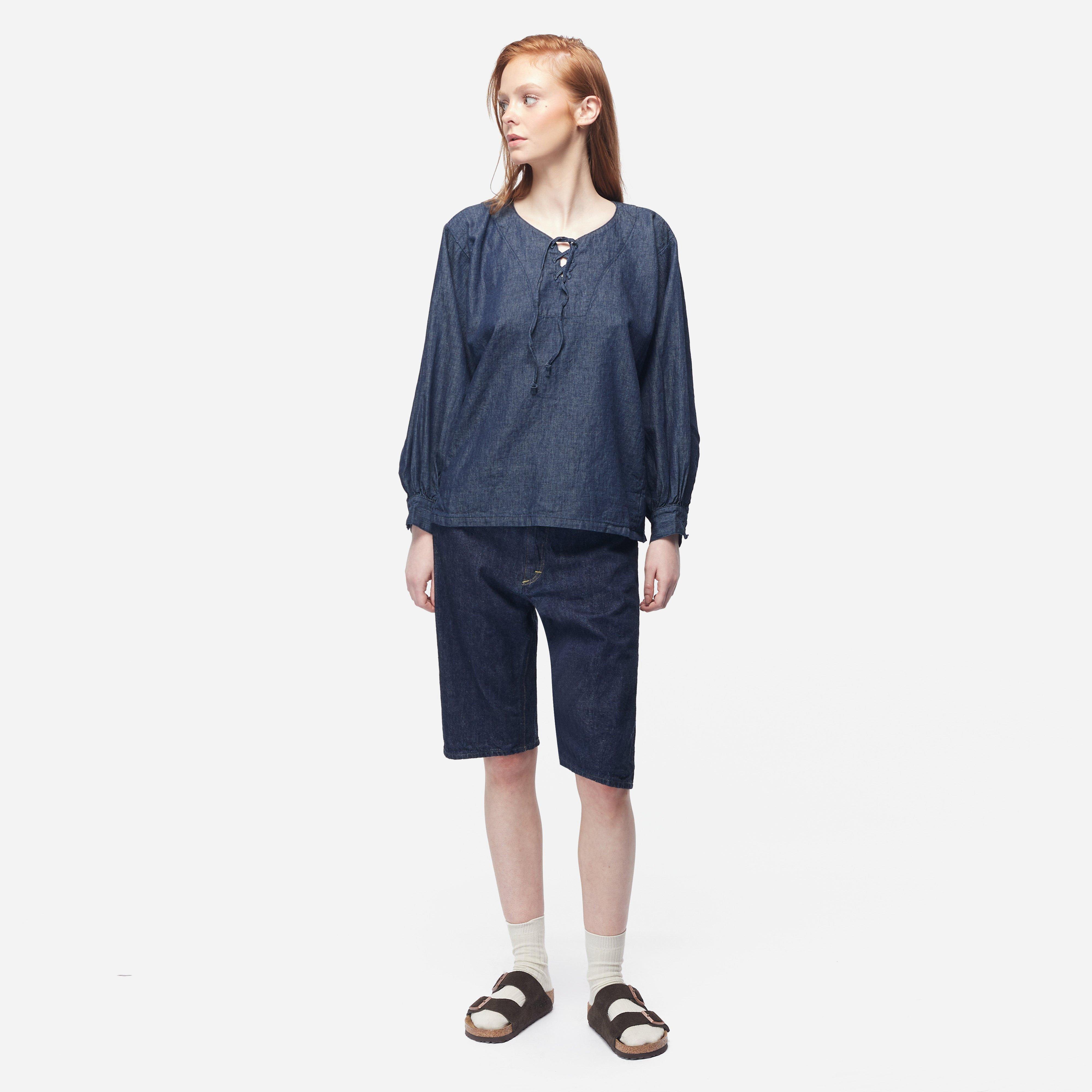 orSlow Lace Up Shirt