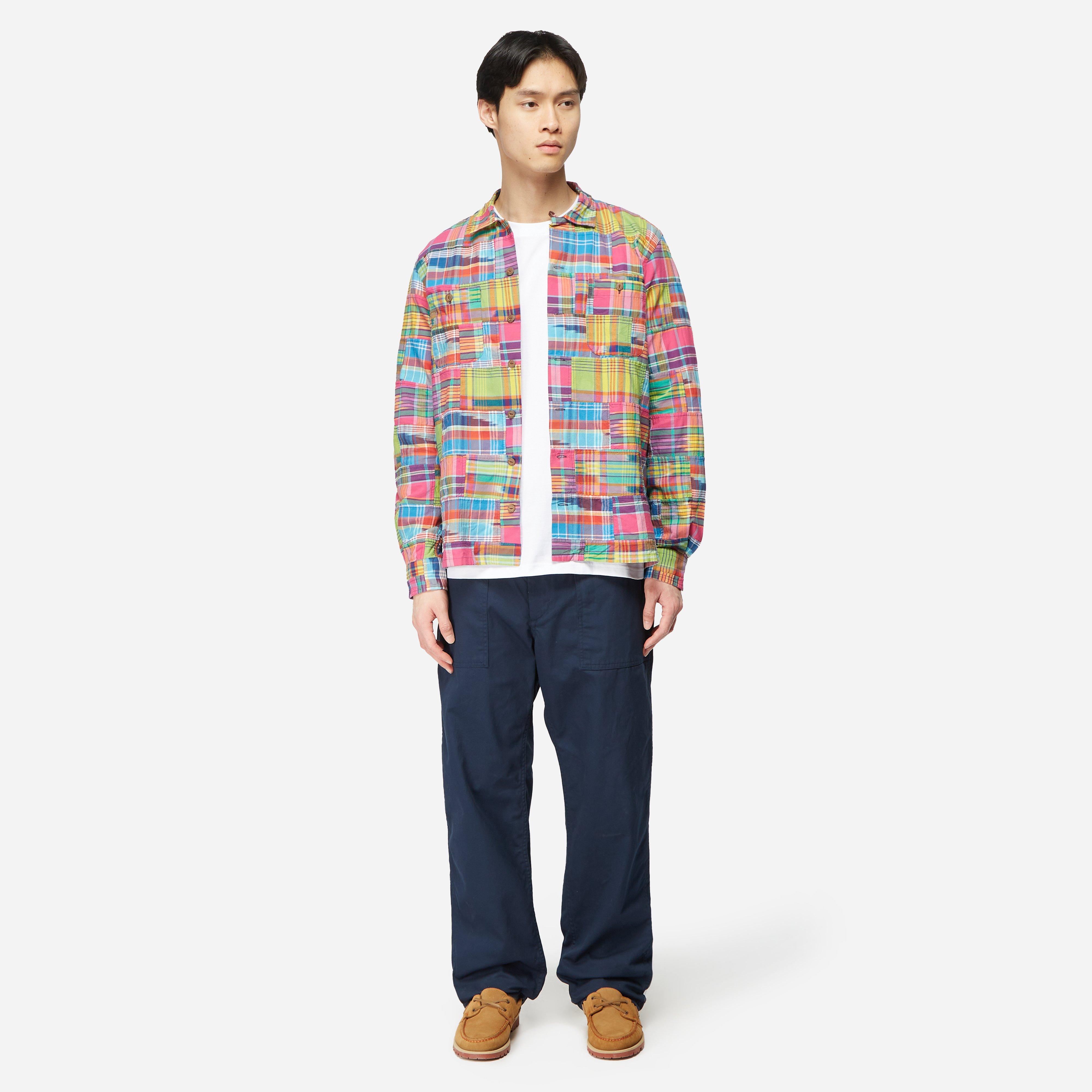 Polo Ralph Lauren Patchwork Madras Camp Shirt