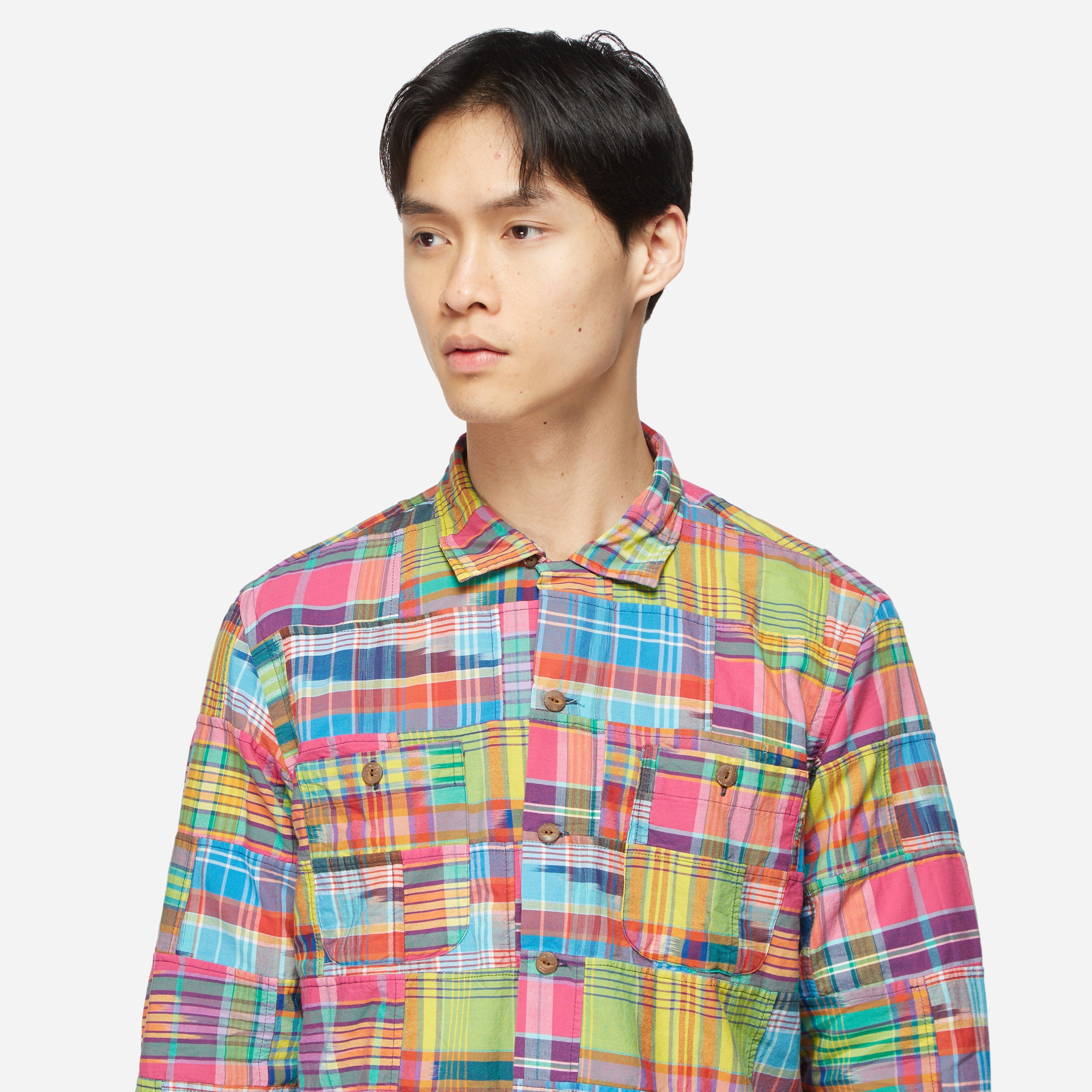 Polo Ralph Lauren Patchwork Madras Camp Shirt