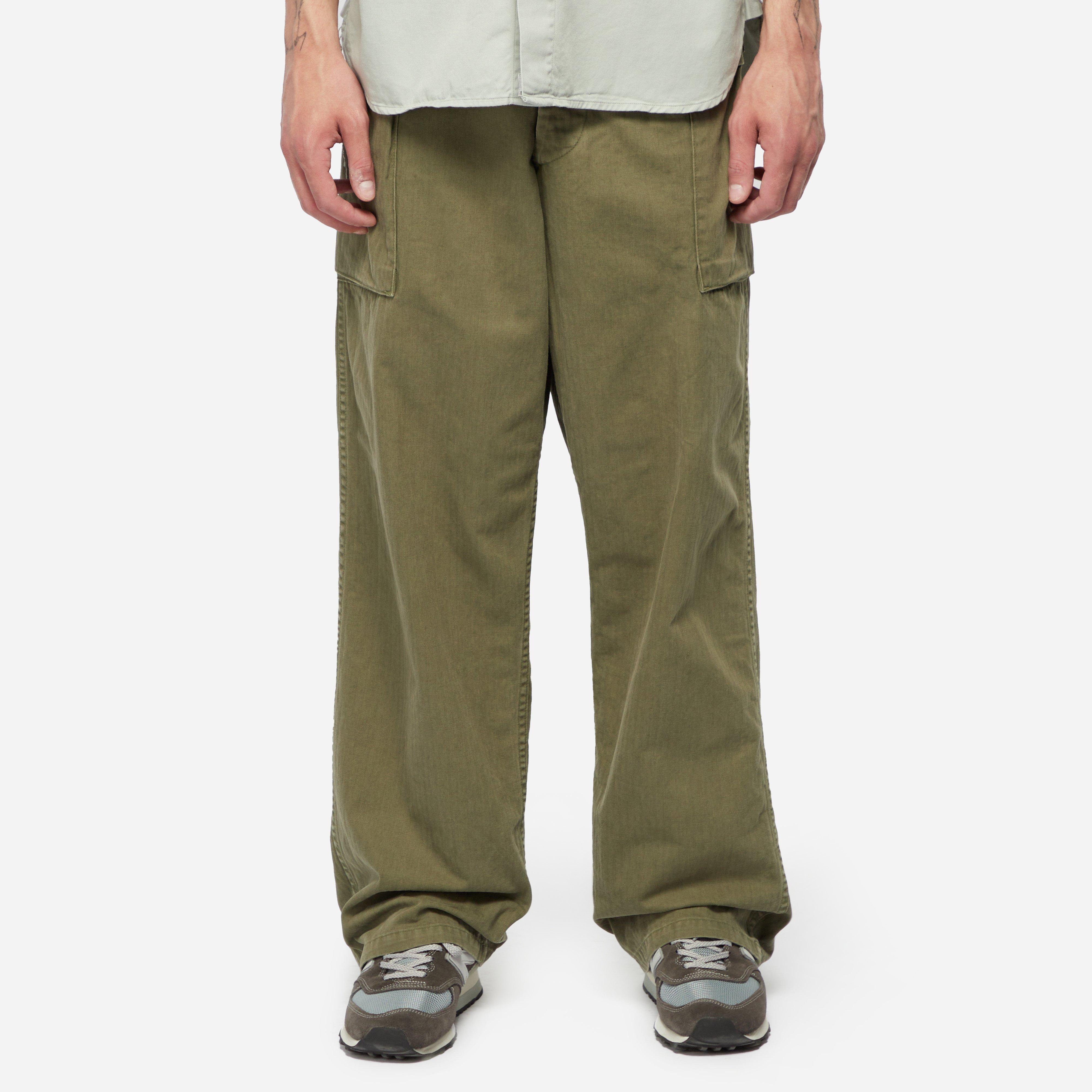 Green orSlow Army Cargo Pant HIP