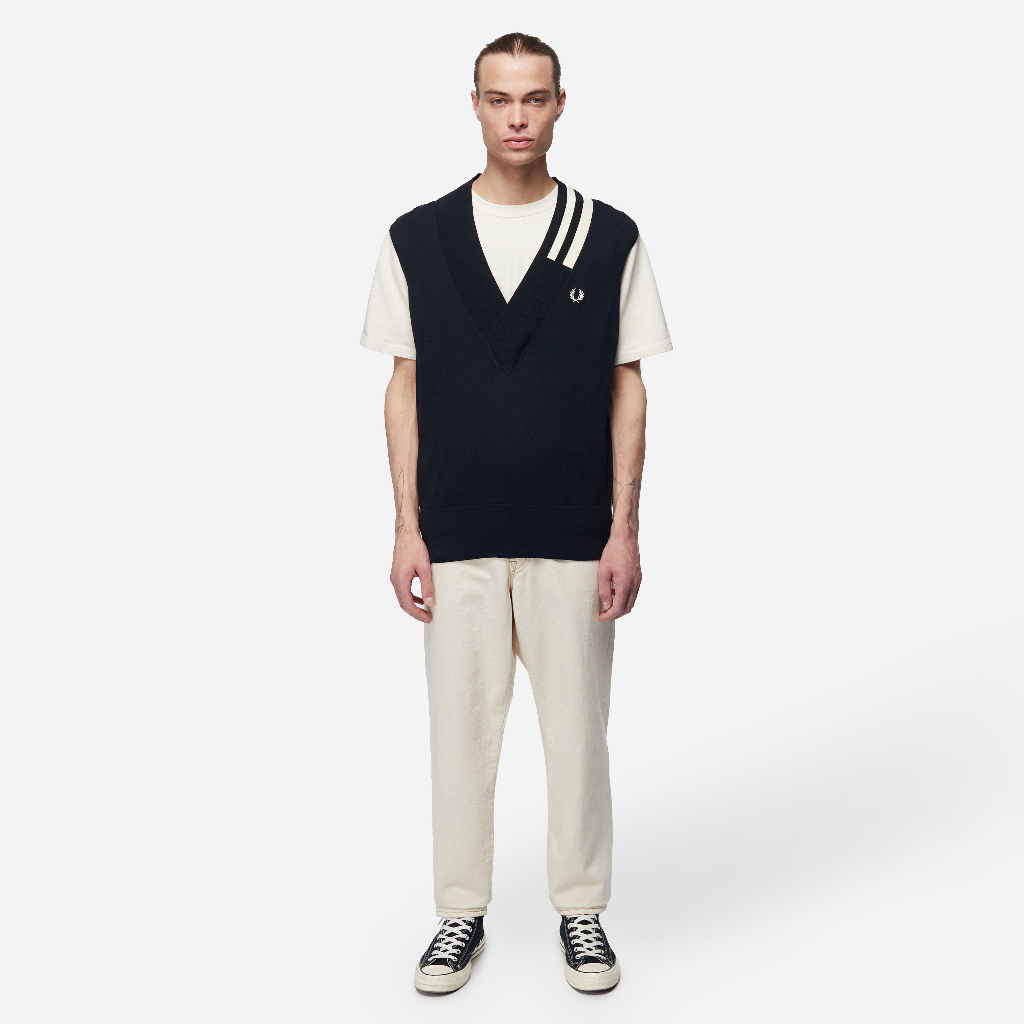 Fred Perry Tipped Knitted Tank Vest