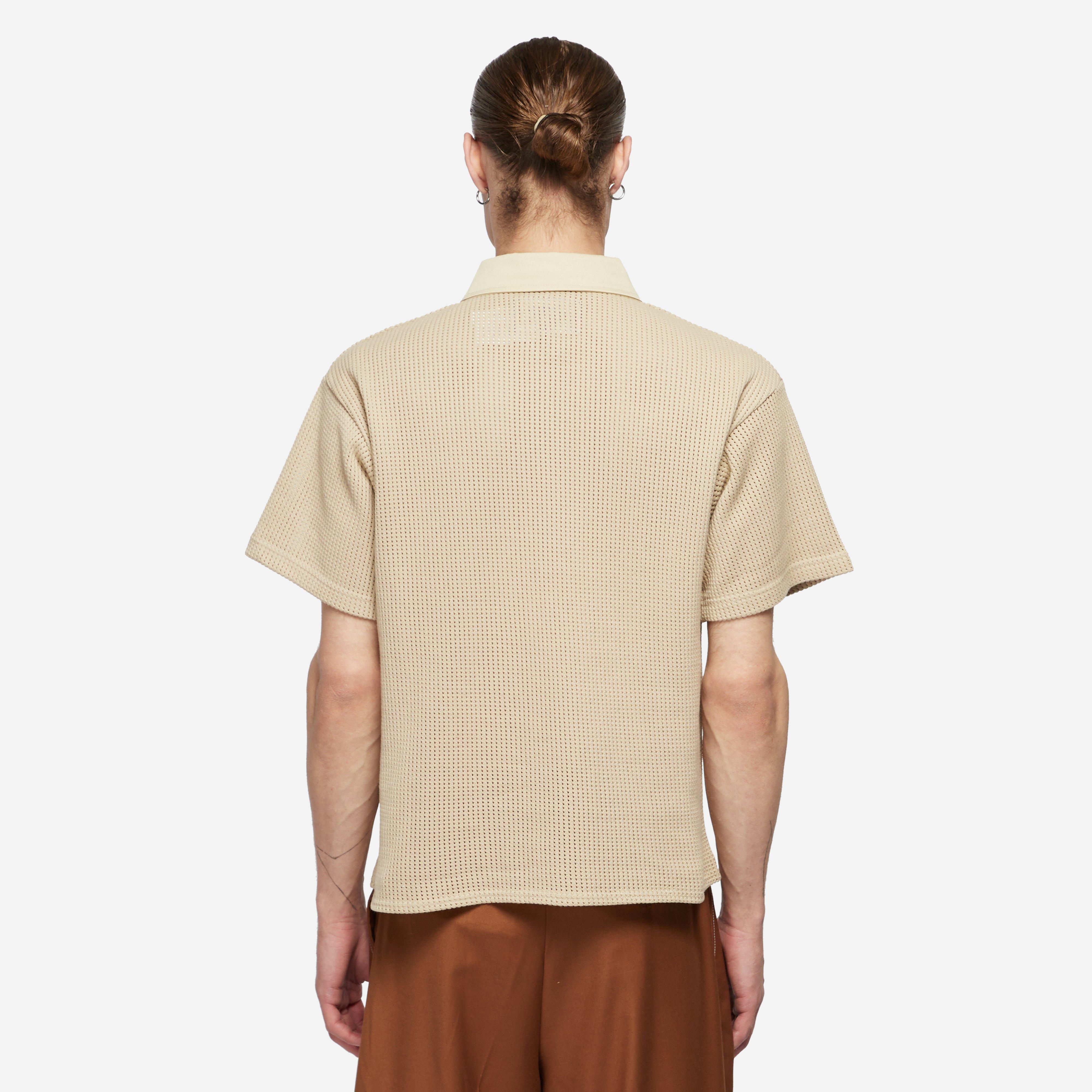 Awake NY Open Knit Polo Shirt