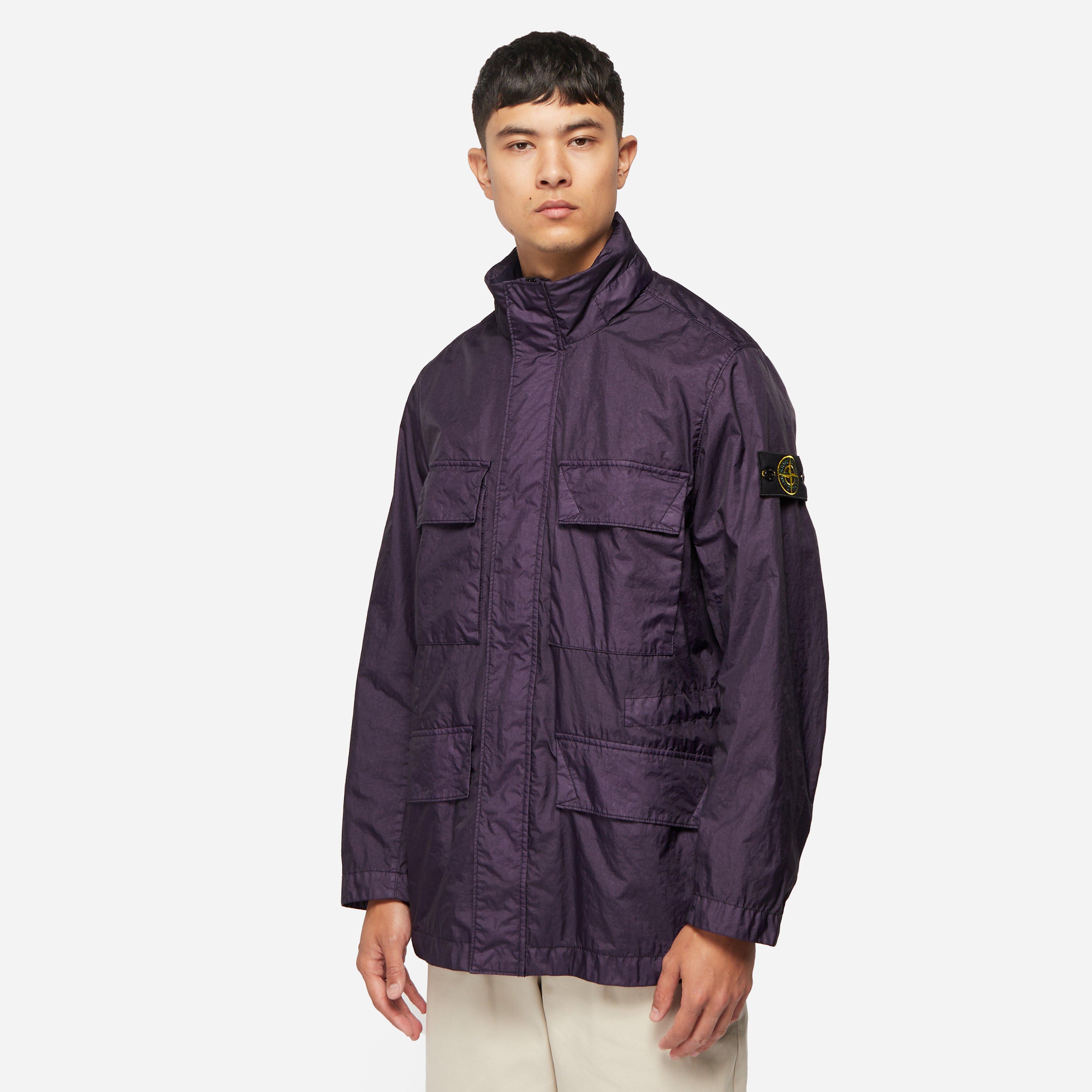 Purple Stone Island Field Jacket Membrana 3L TC | HIP