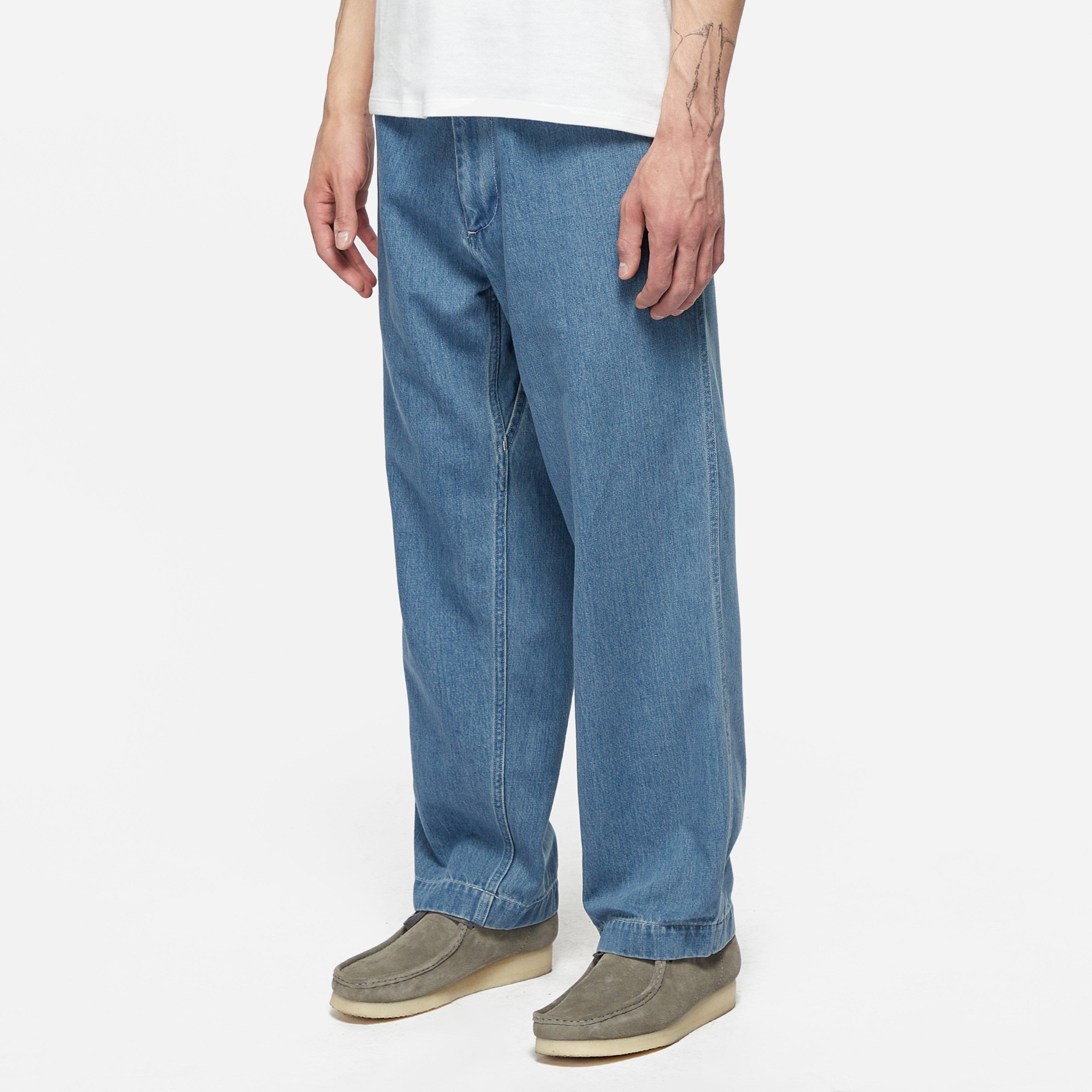 Blue Nanamica Wide Denim Pant | HIP