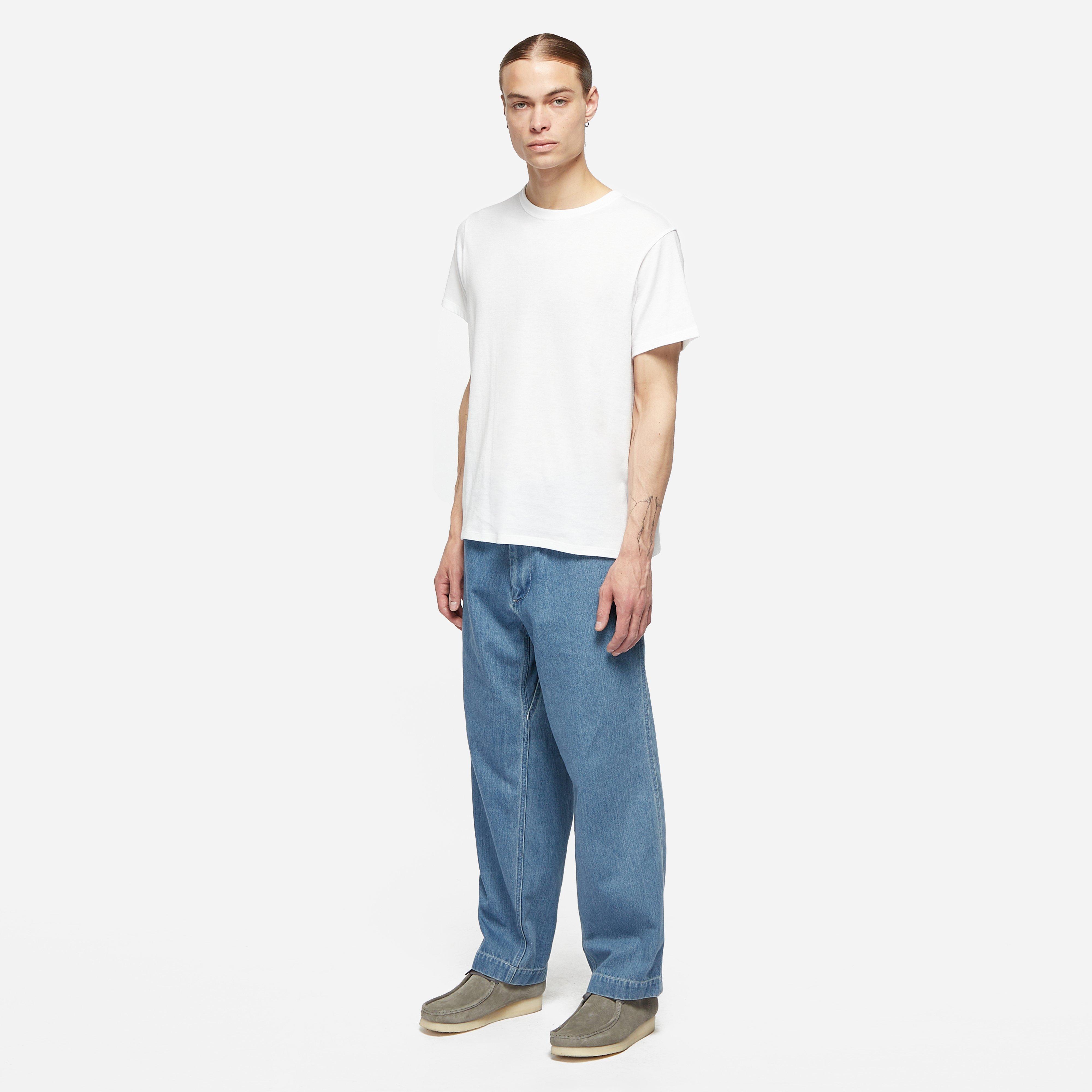 Blue Nanamica Wide Denim Pant | HIP