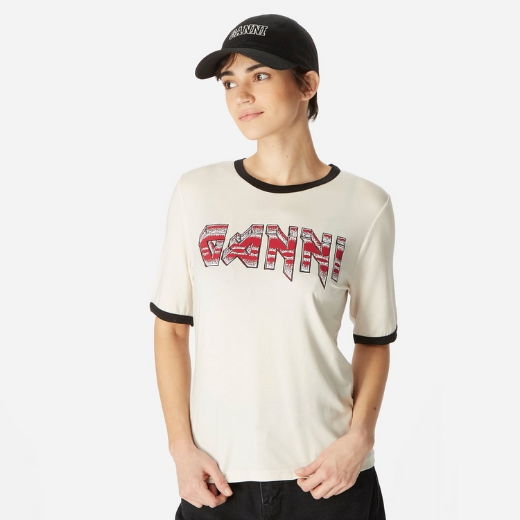 GANNI Rock Ringer T-Shirt Women's