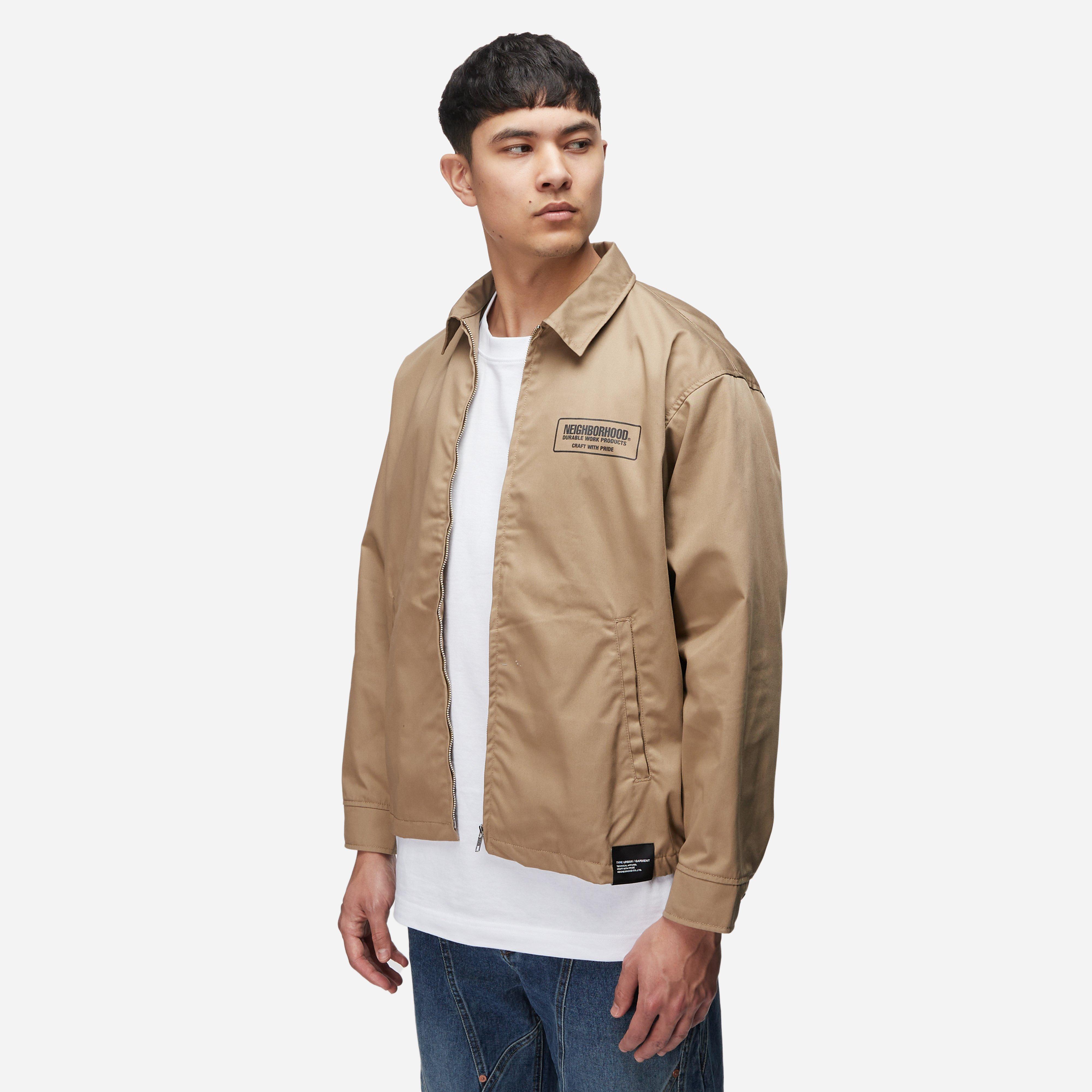 Beige Neighborhood Zip Work Jacket | HIP