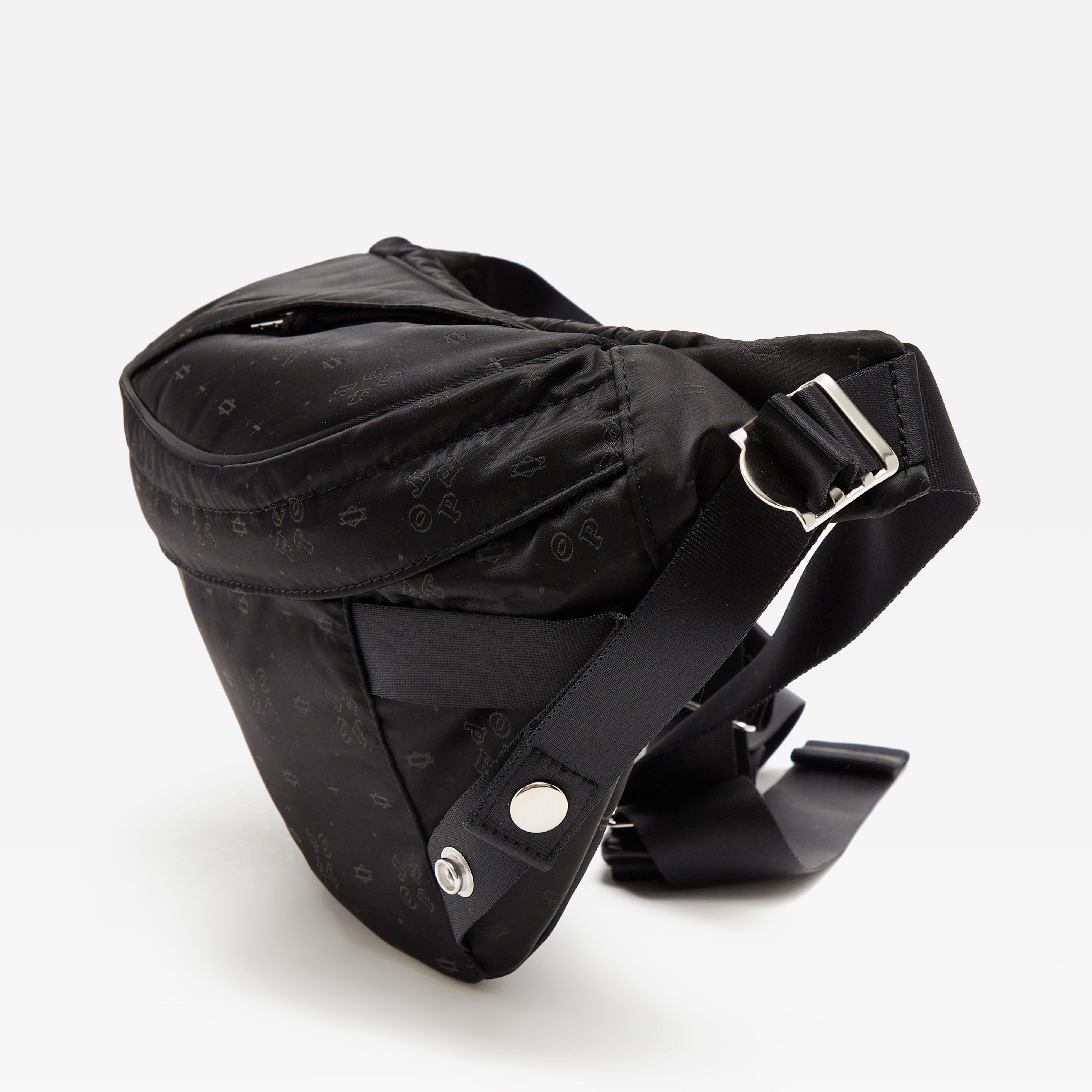 Black Porter-Yoshida & Co. Monogram Waist Bag | HIP