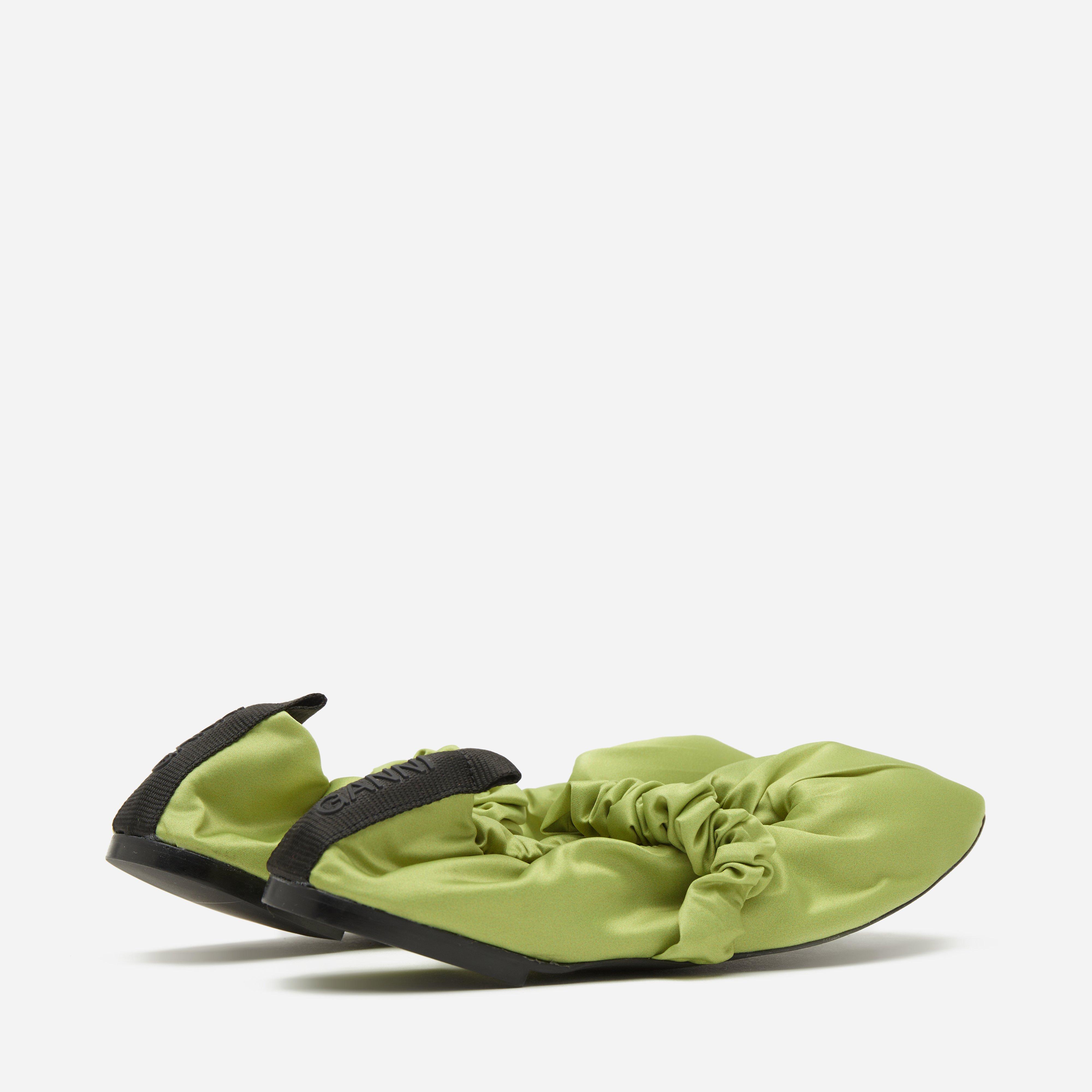 GANNI Scrunchie Ballerinas